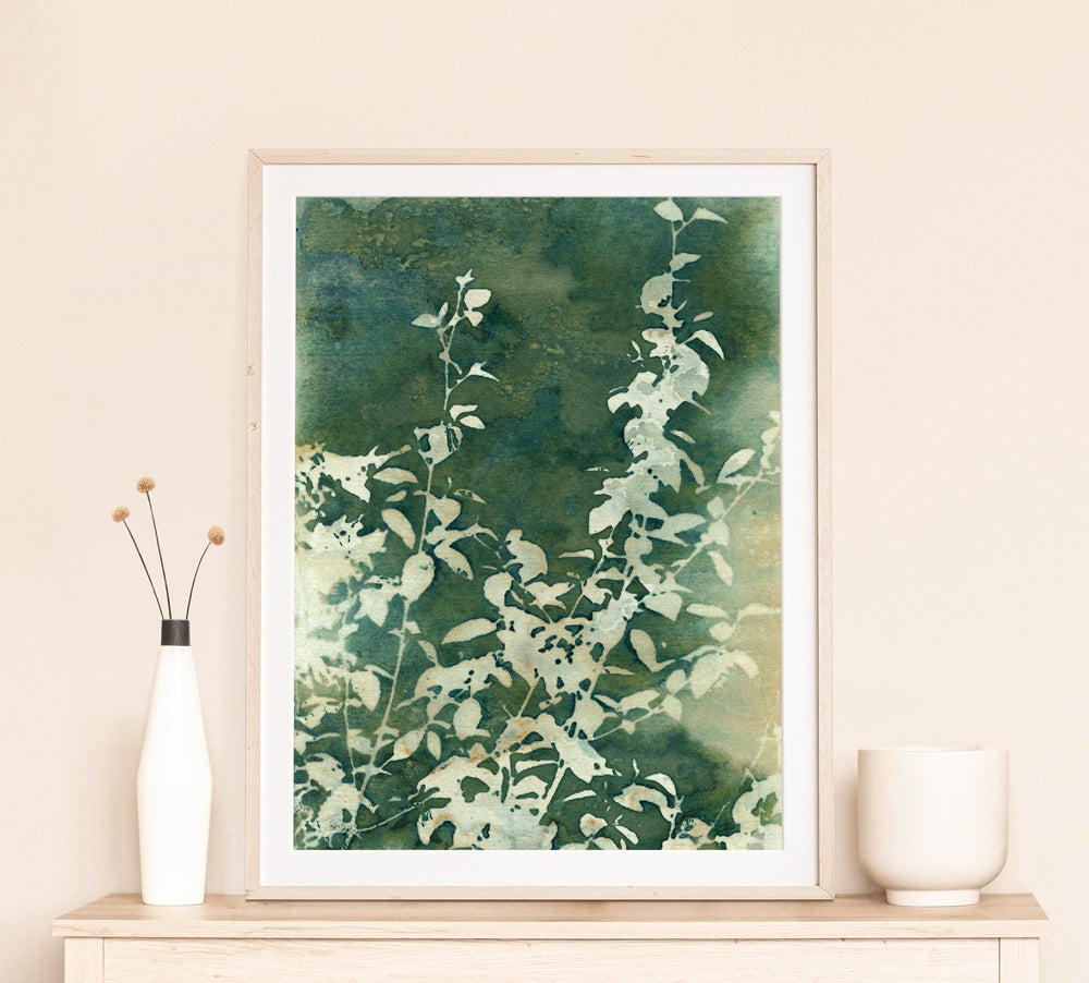 wall-art-print-canvas-poster-framed-Green Bouquet-by-Krista Mccurdy-Gioia Wall Art