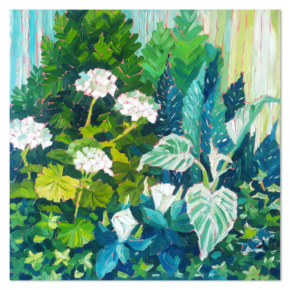 wall-art-print-canvas-poster-framed-Green Composition-by-Ekaterina Prisich-Gioia Wall Art