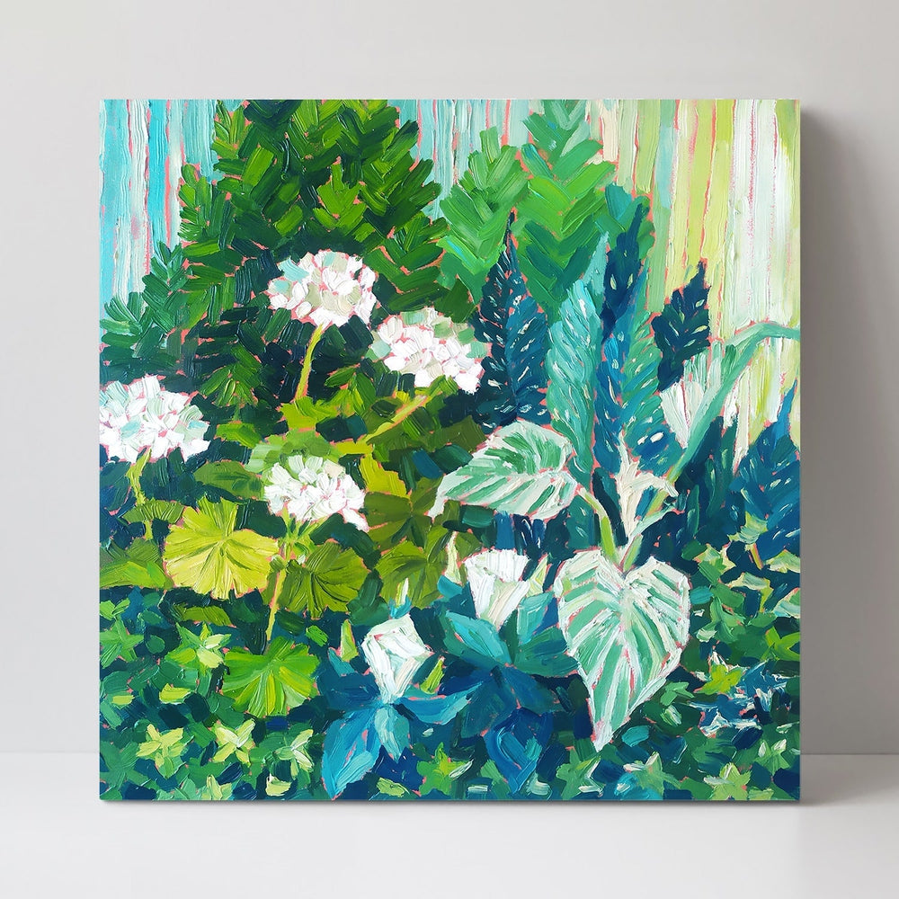 wall-art-print-canvas-poster-framed-Green Composition-by-Ekaterina Prisich-Gioia Wall Art