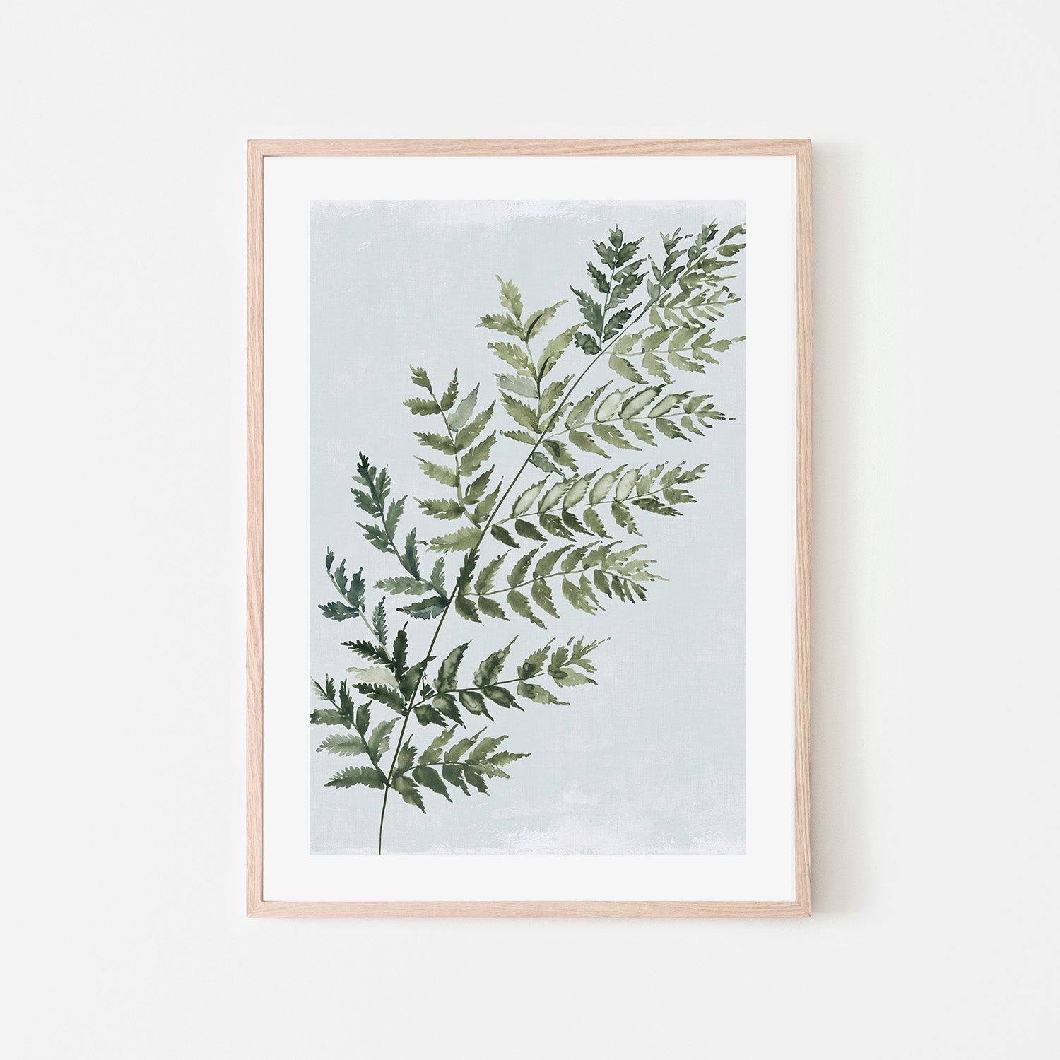 wall-art-print-canvas-poster-framed-Green Fern, Style A , By Asia Jensen-6