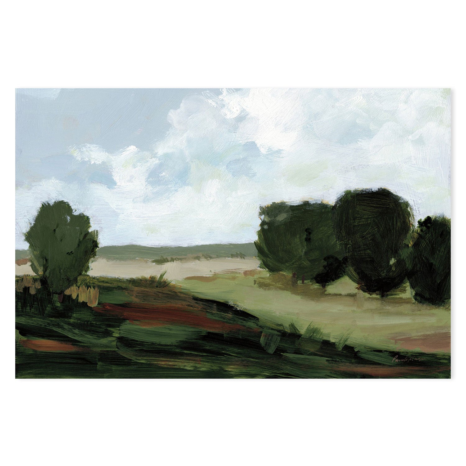 wall-art-print-canvas-poster-framed-Green Grove-by-Pamela Munger-Gioia Wall Art