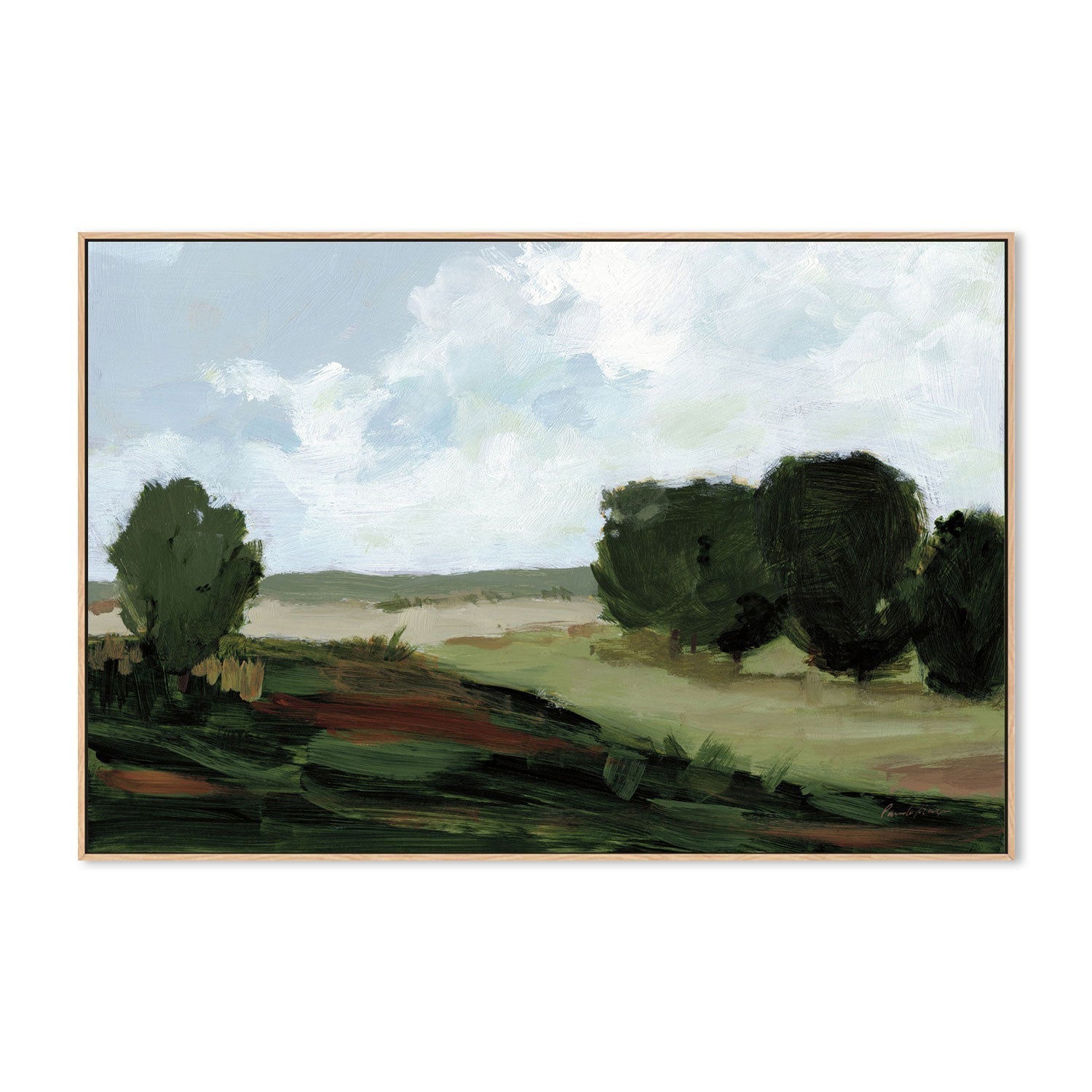 wall-art-print-canvas-poster-framed-Green Grove-by-Pamela Munger-Gioia Wall Art