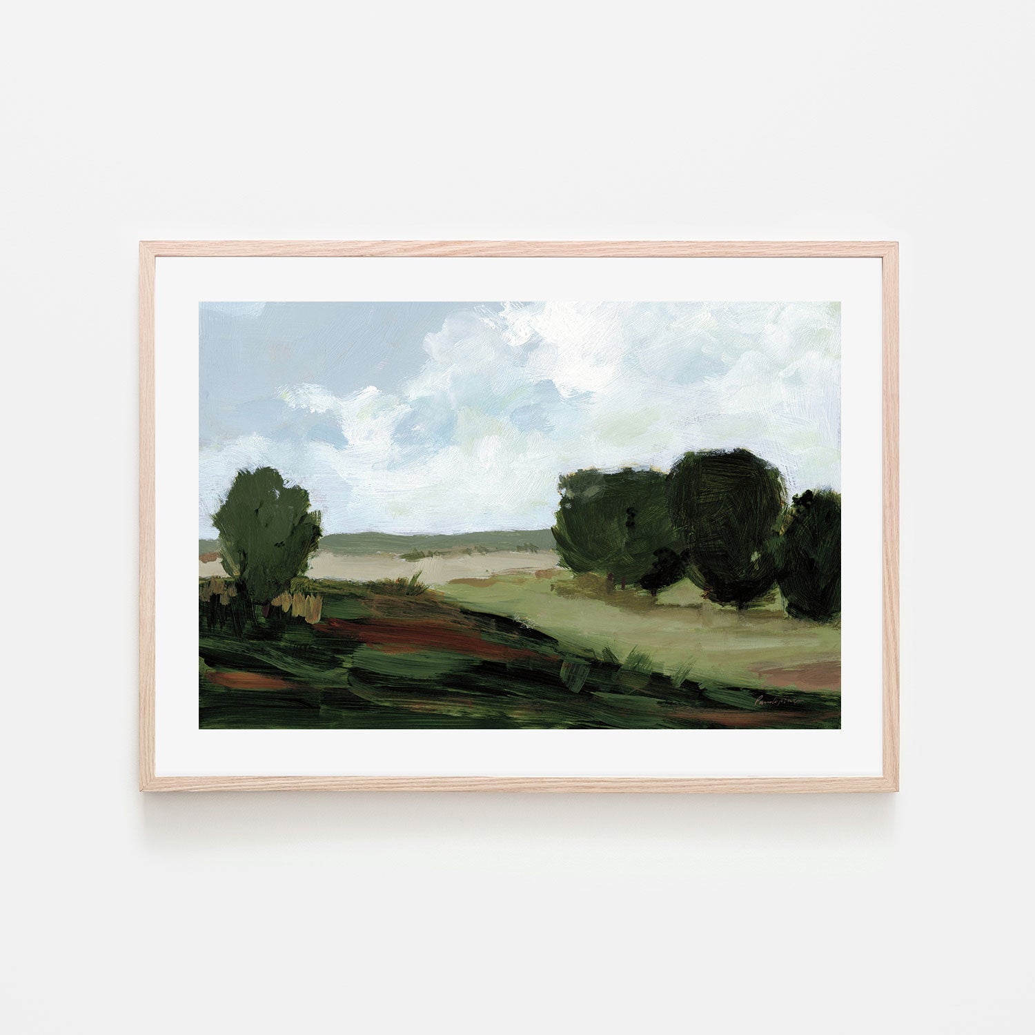 wall-art-print-canvas-poster-framed-Green Grove-by-Pamela Munger-Gioia Wall Art