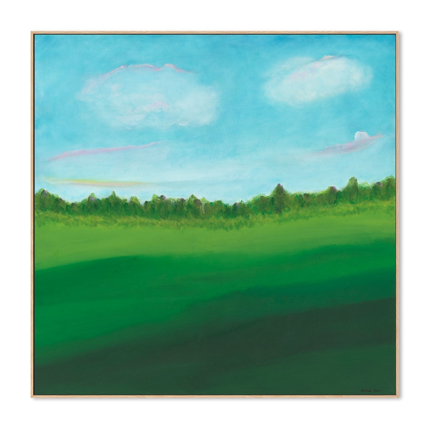wall-art-print-canvas-poster-framed-Green Oasis , By Belinda Stone-GIOIA-WALL-ART