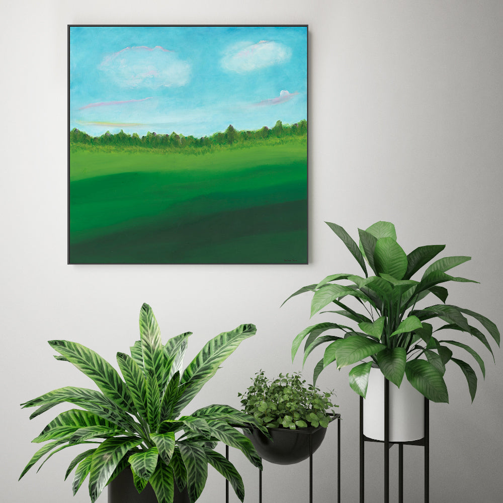 wall-art-print-canvas-poster-framed-Green Oasis , By Belinda Stone-GIOIA-WALL-ART