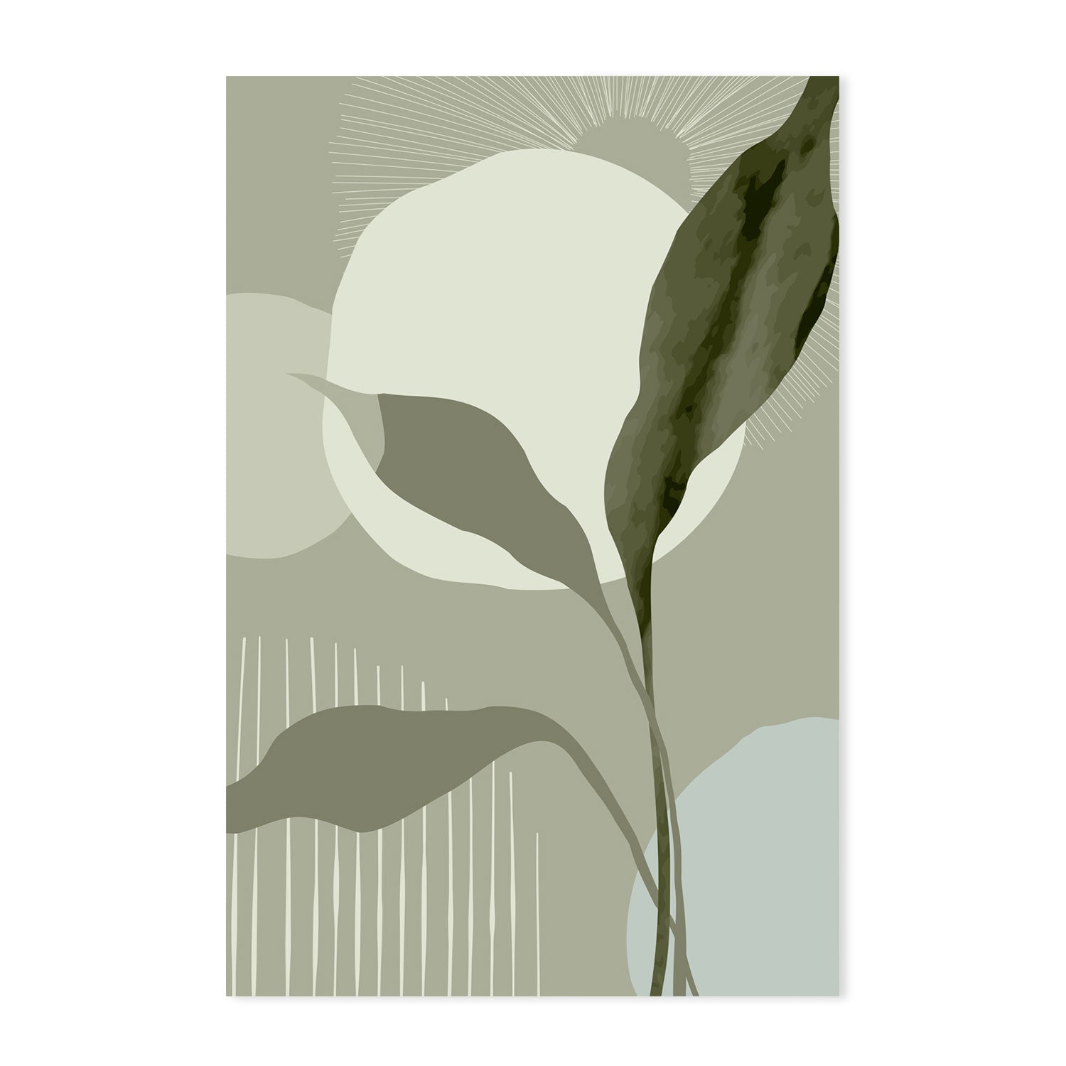 wall-art-print-canvas-poster-framed-Green Parade, Style C & D, Set Of 2-GIOIA-WALL-ART