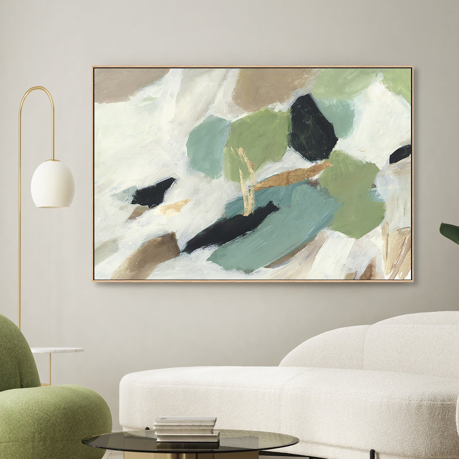 wall-art-print-canvas-poster-framed-Green Serenity-2