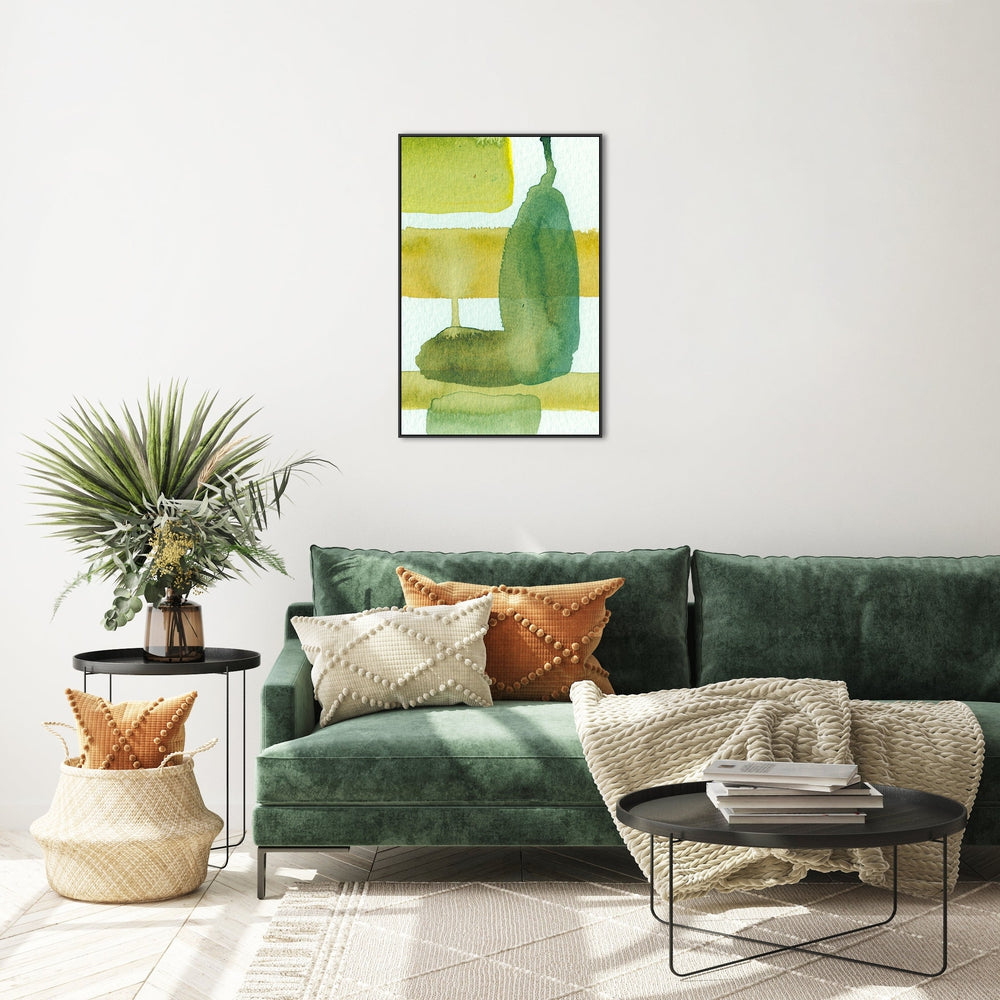 wall-art-print-canvas-poster-framed-Green Stem-by-Krista Mccurdy-Gioia Wall Art