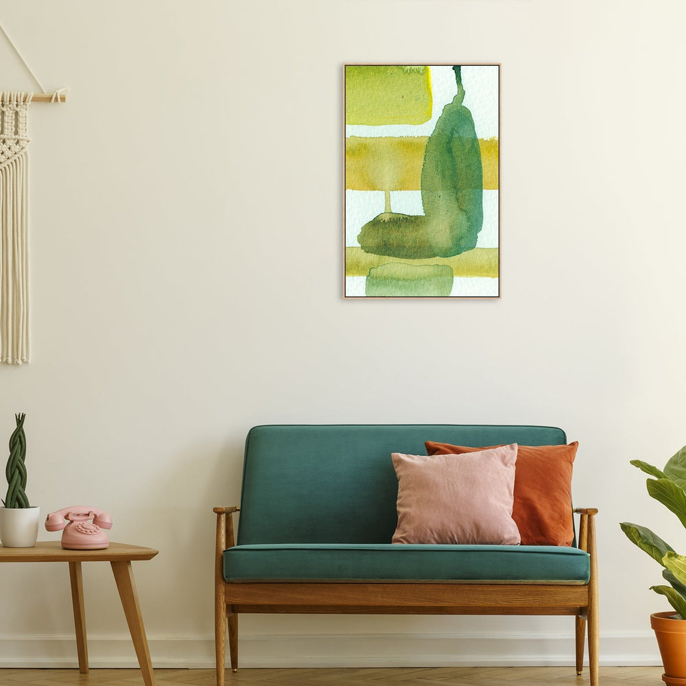 wall-art-print-canvas-poster-framed-Green Stem-by-Krista Mccurdy-Gioia Wall Art