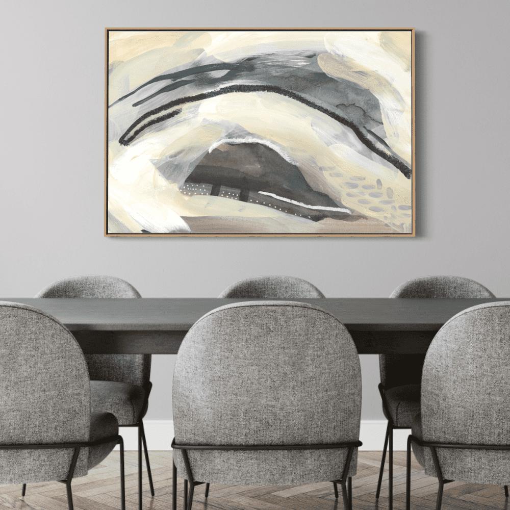 wall-art-print-canvas-poster-framed-Green Swirl, Style B-by-Emily Wood-Gioia Wall Art