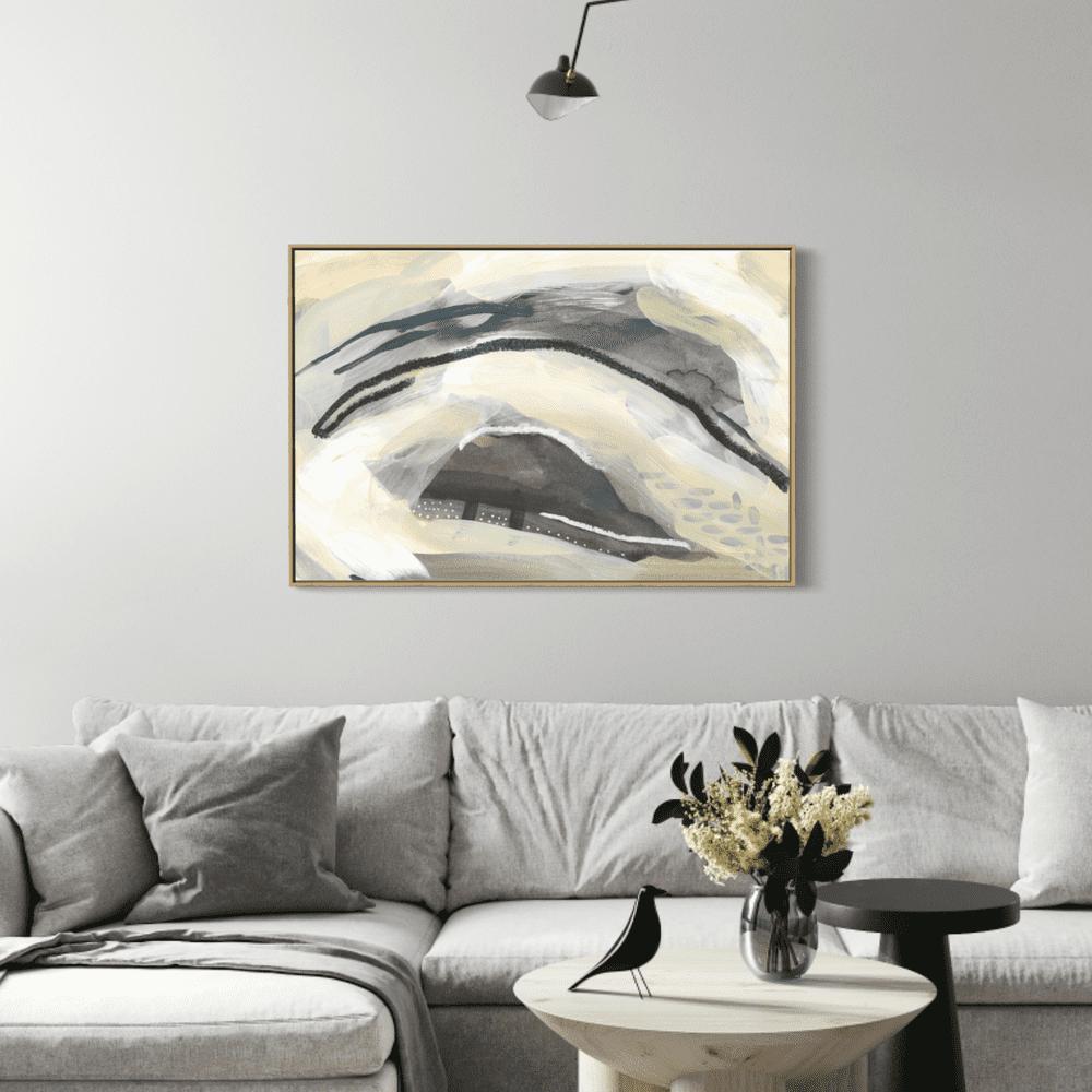 wall-art-print-canvas-poster-framed-Green Swirl, Style B-by-Emily Wood-Gioia Wall Art