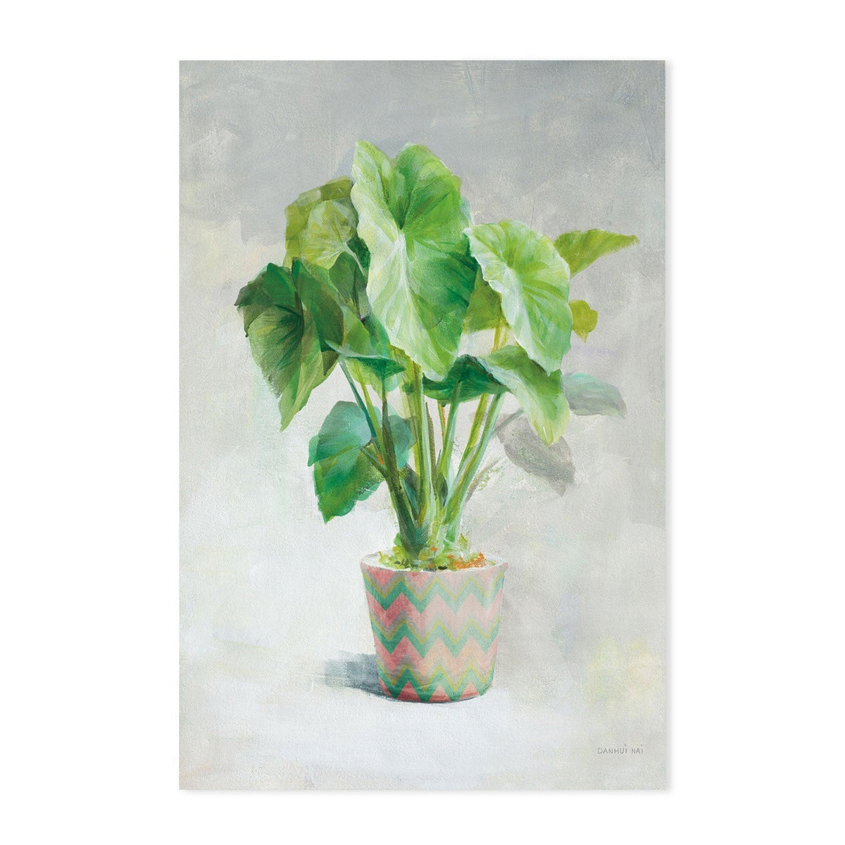 wall-art-print-canvas-poster-framed-Greenhouse Palm, Set of 2-by-Danhui Nai-Gioia Wall Art
