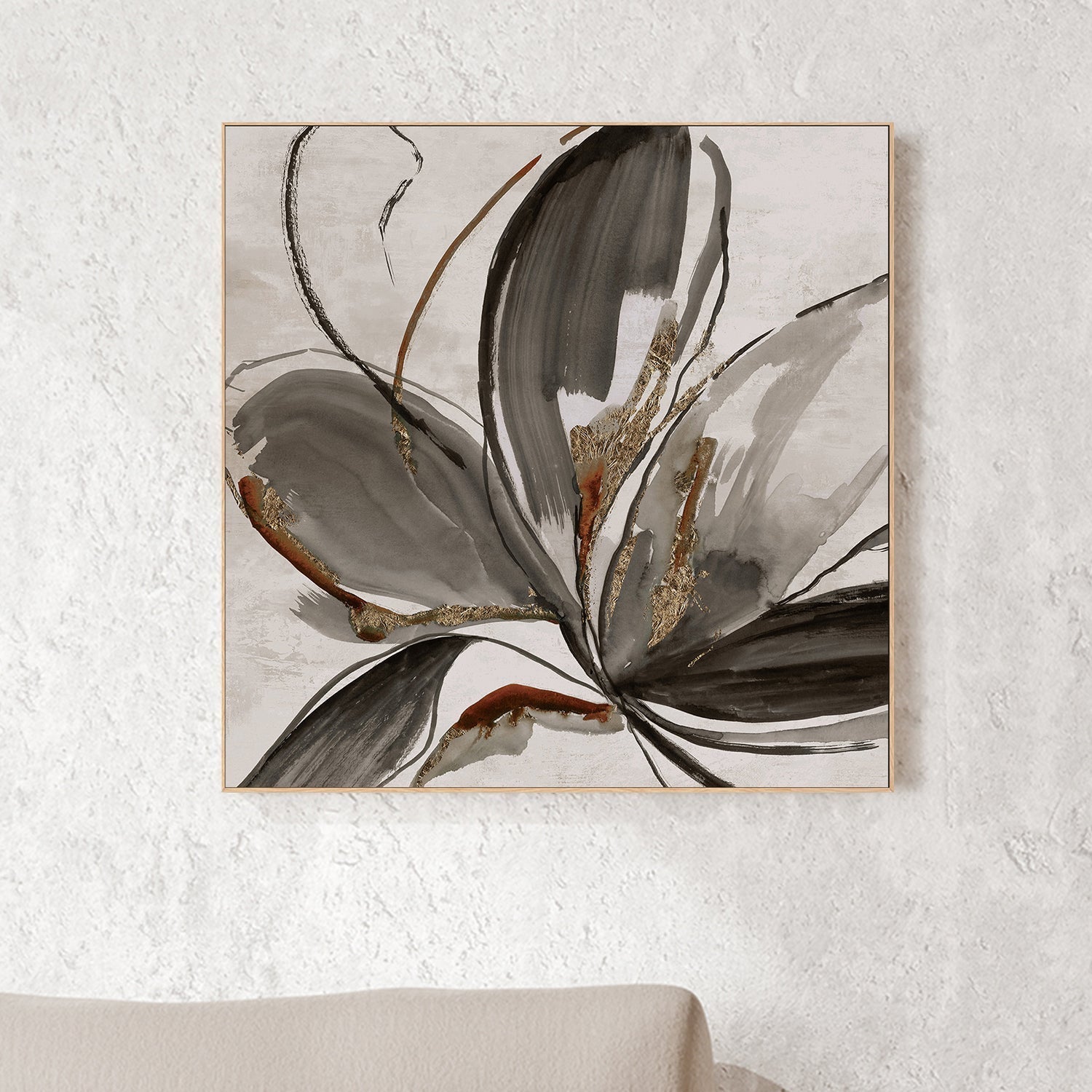 wall-art-print-canvas-poster-framed-Grey Glory, Brown Tone , By Asia Jensen-2