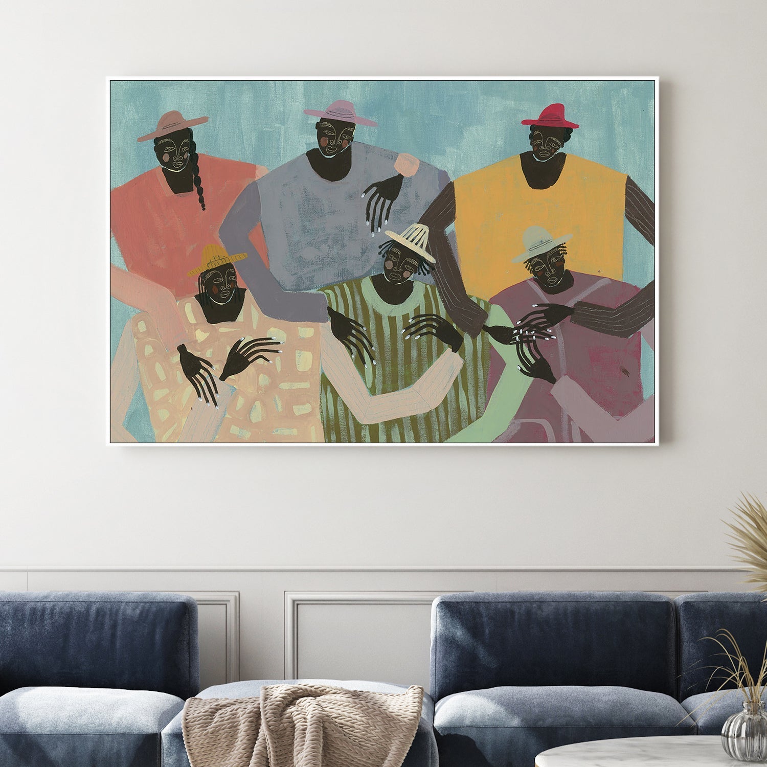wall-art-print-canvas-poster-framed-Group Chat-2