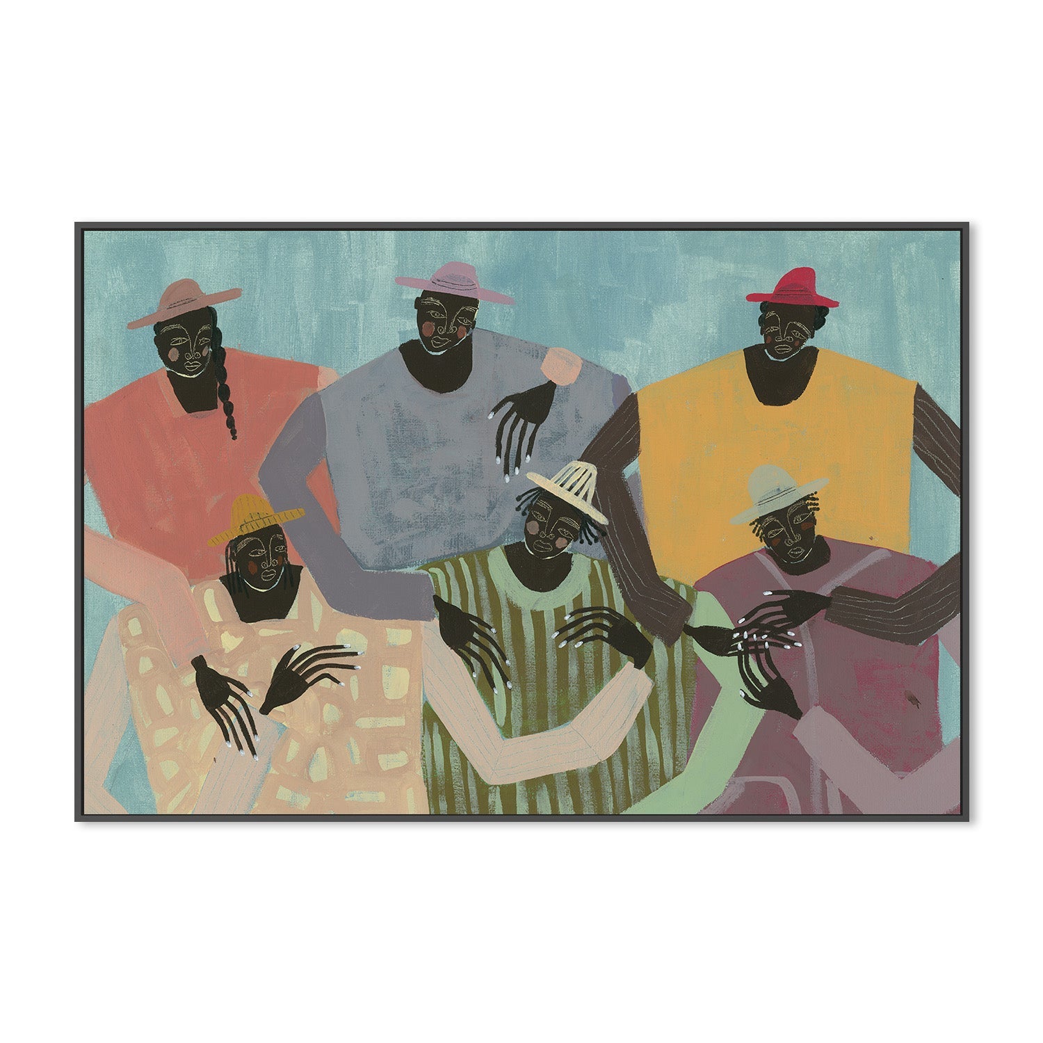 wall-art-print-canvas-poster-framed-Group Chat-3