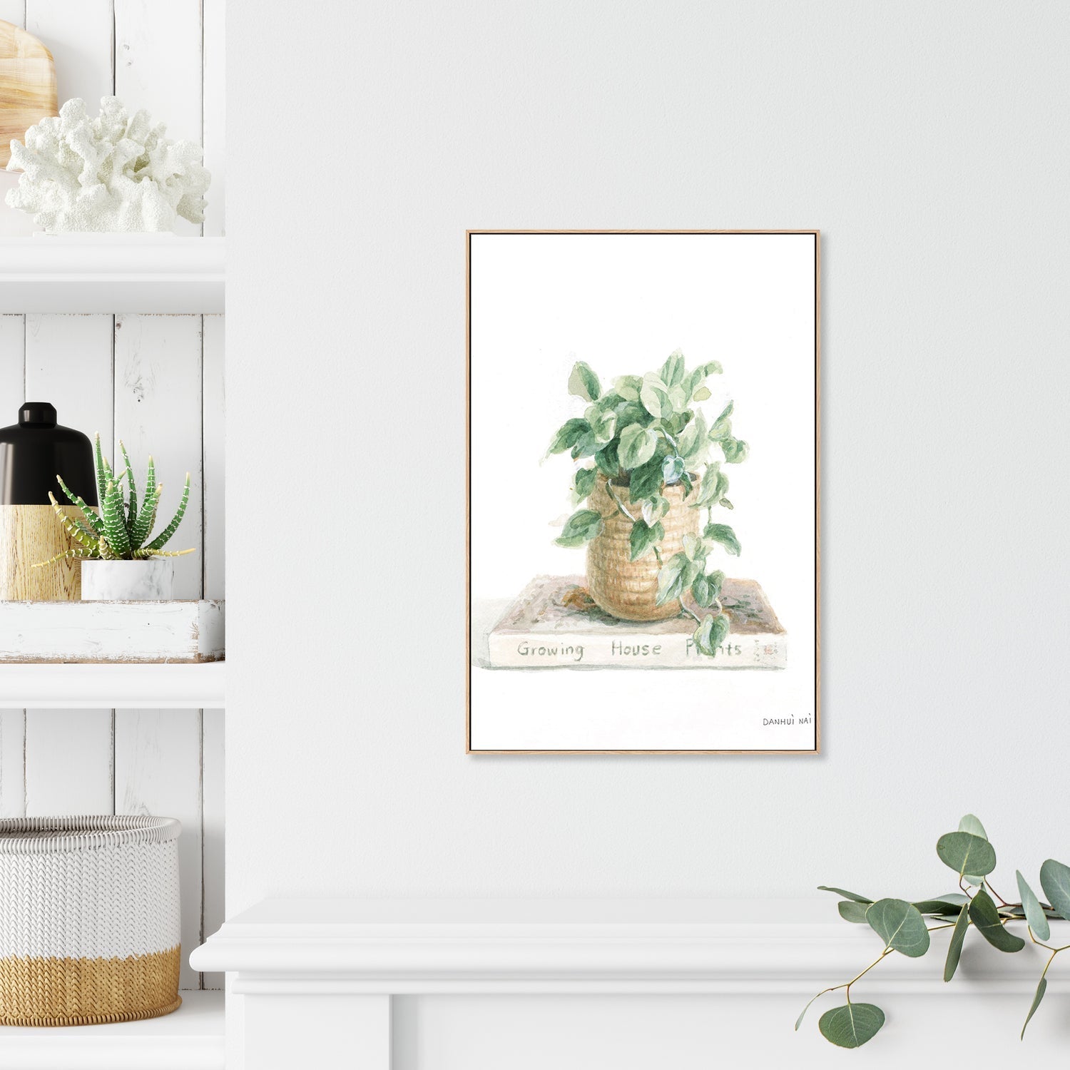 wall-art-print-canvas-poster-framed-Grown at Home, Style A-by-Danhui Nai-Gioia Wall Art