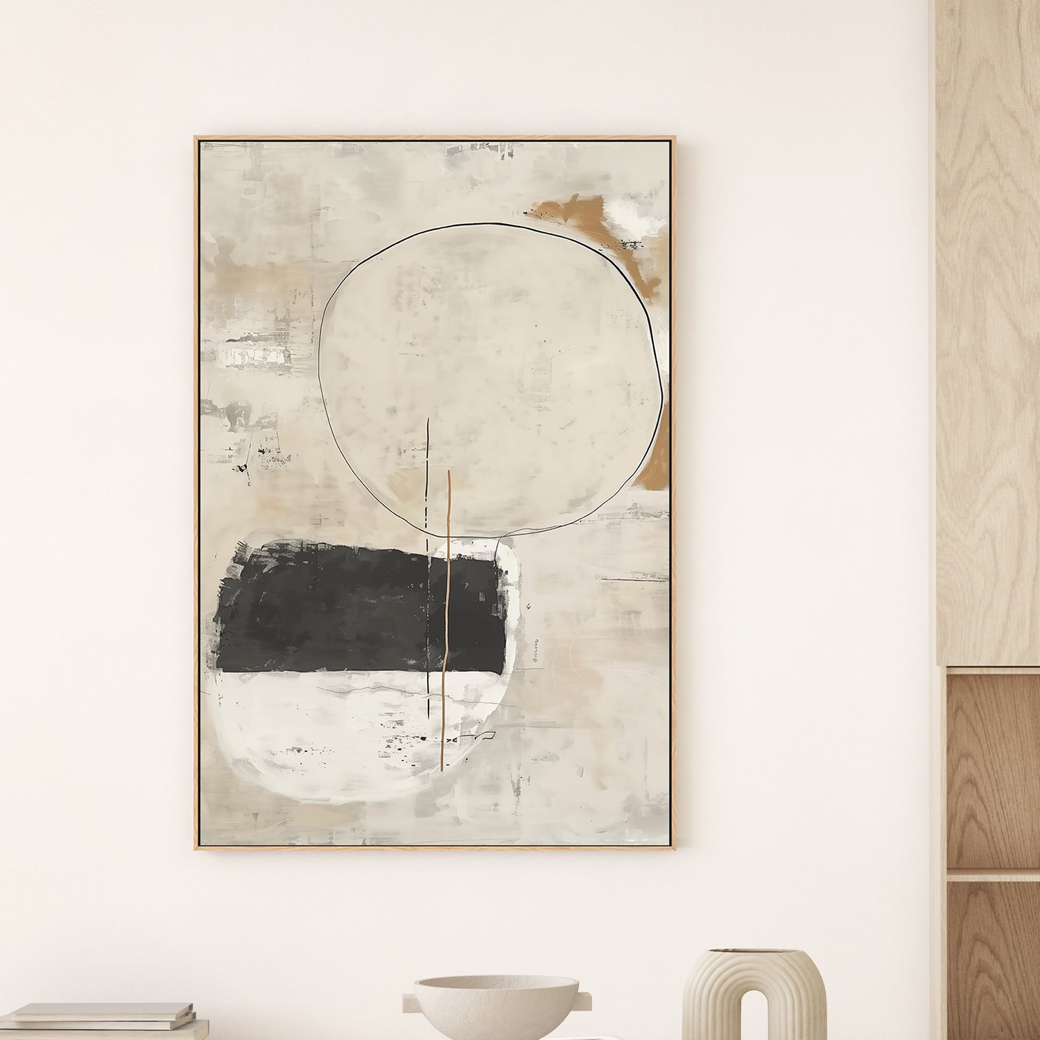 wall-art-print-canvas-poster-framed-HALF BLACK TO WHITE-2