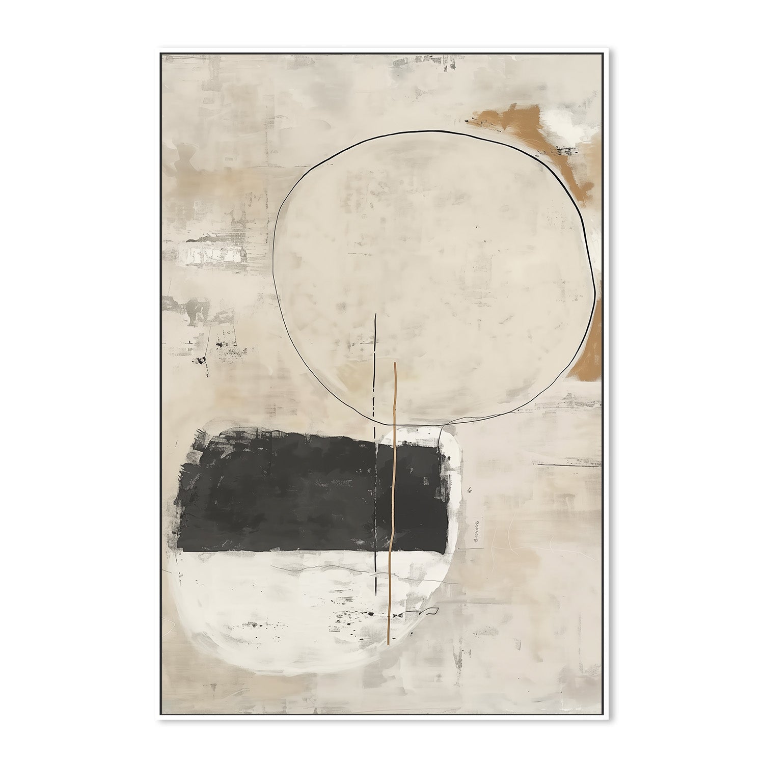 wall-art-print-canvas-poster-framed-HALF BLACK TO WHITE-5