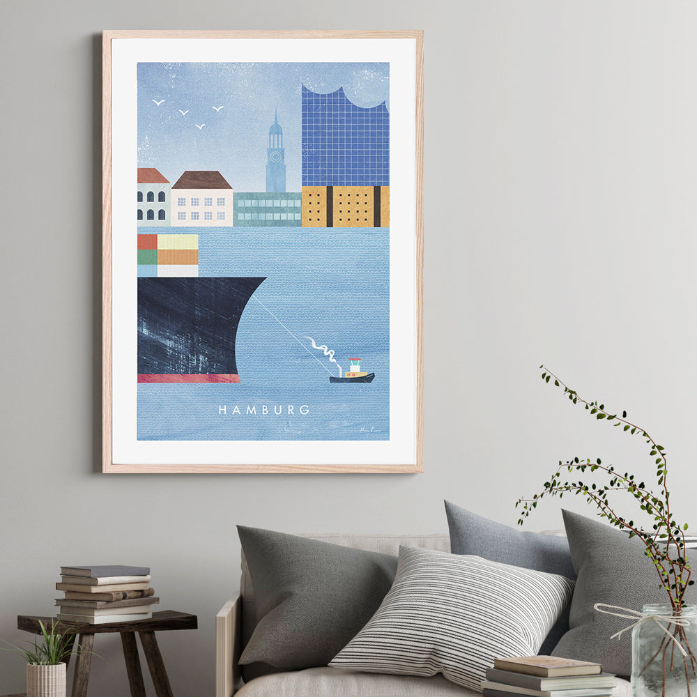 wall-art-print-canvas-poster-framed-Hamburg, Germany , By Henry Rivers-GIOIA-WALL-ART
