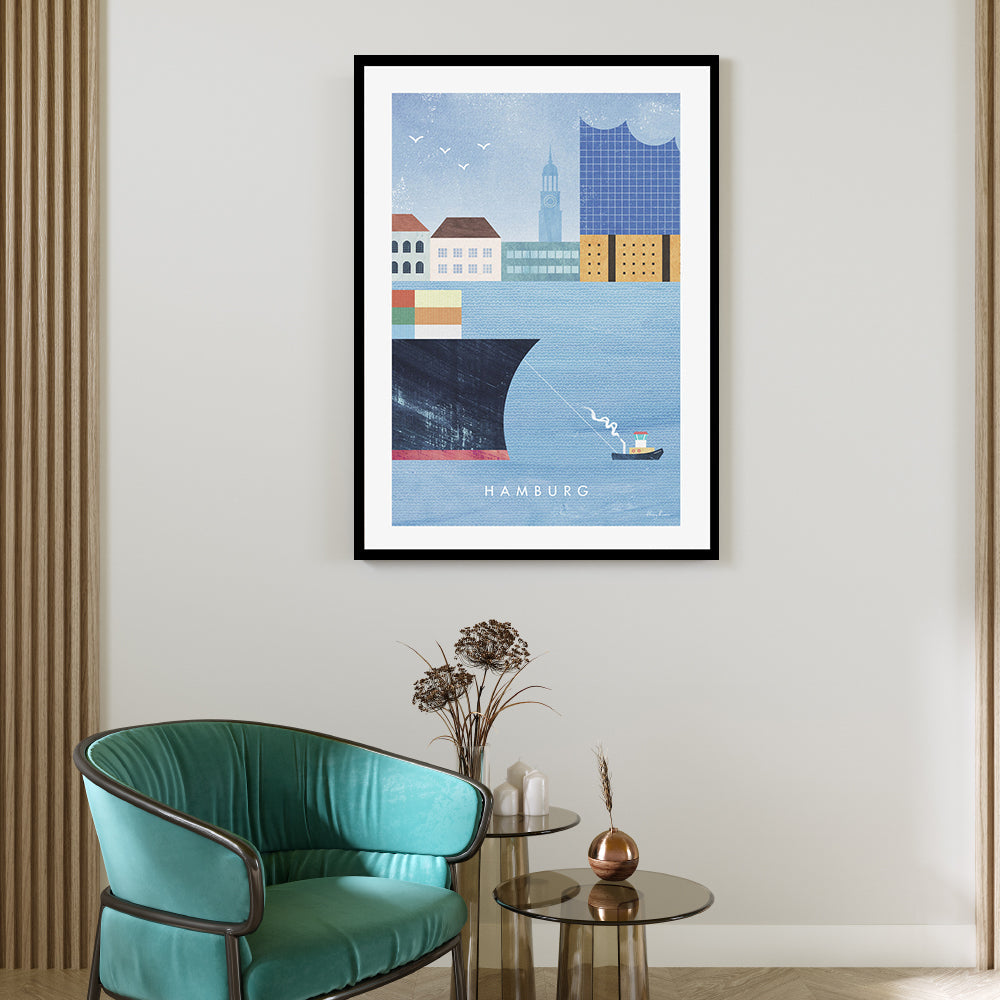 wall-art-print-canvas-poster-framed-Hamburg, Germany , By Henry Rivers-GIOIA-WALL-ART
