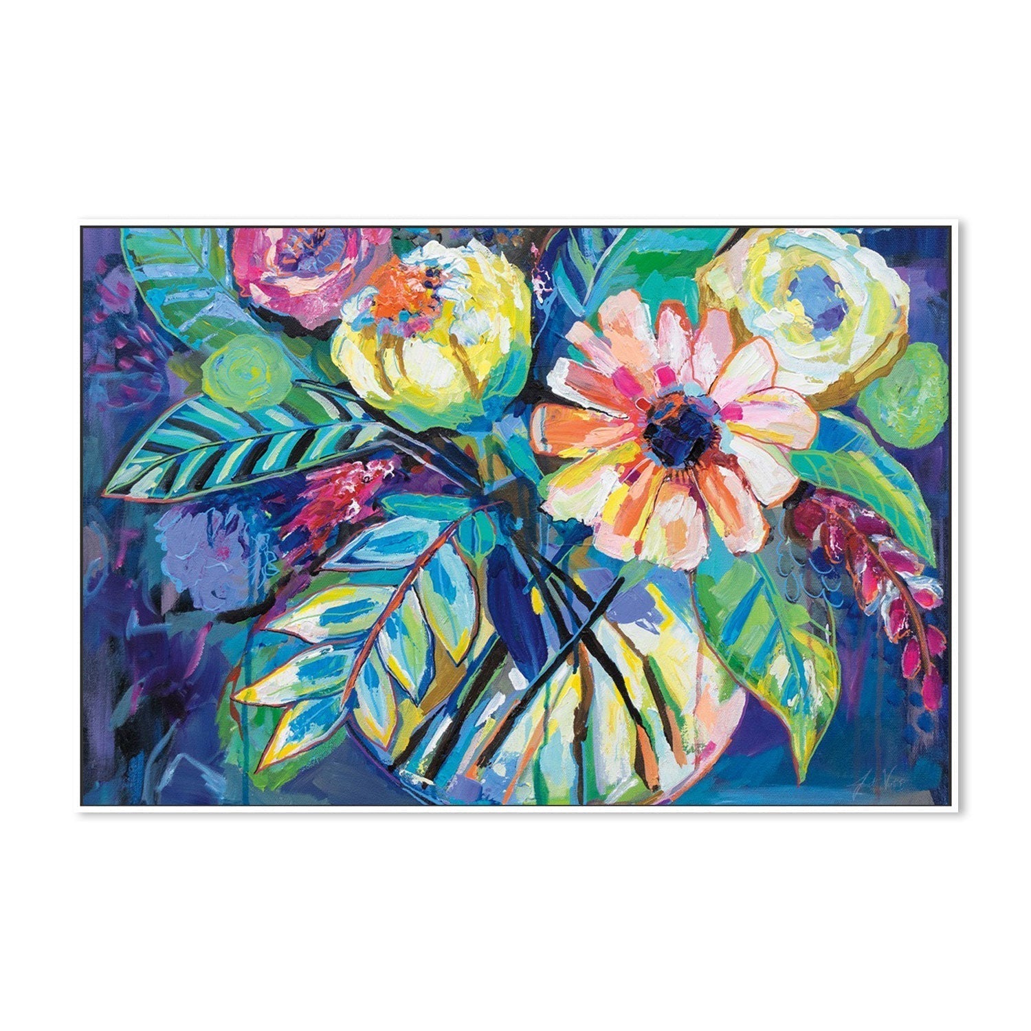 wall-art-print-canvas-poster-framed-Happiness-by-Jeanette Vertentes-Gioia Wall Art