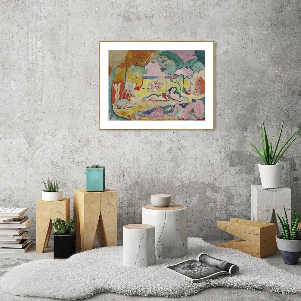wall-art-print-canvas-poster-framed-Happiness To Live, By Henri Matisse-by-Gioia Wall Art-Gioia Wall Art