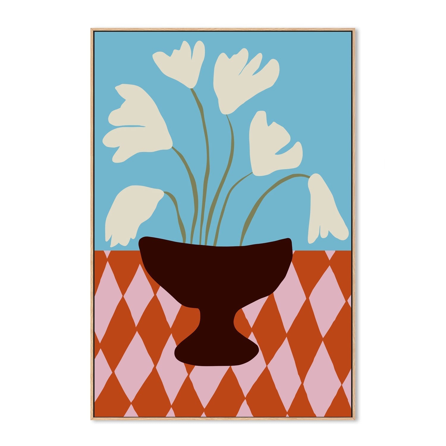 wall-art-print-canvas-poster-framed-Happy Blooming Nature , By Miho Art Studio-4