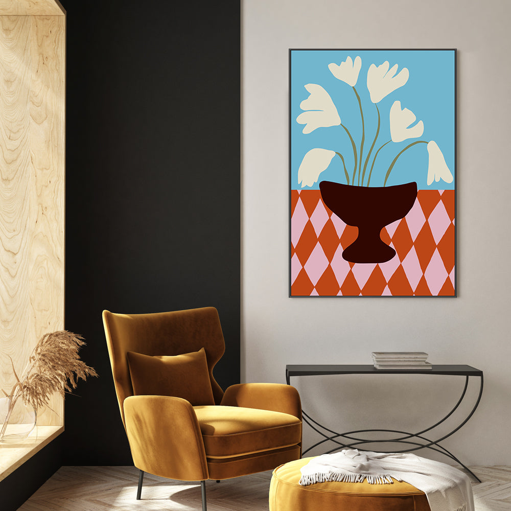 wall-art-print-canvas-poster-framed-Happy Blooming Nature , By Miho Art Studio-7