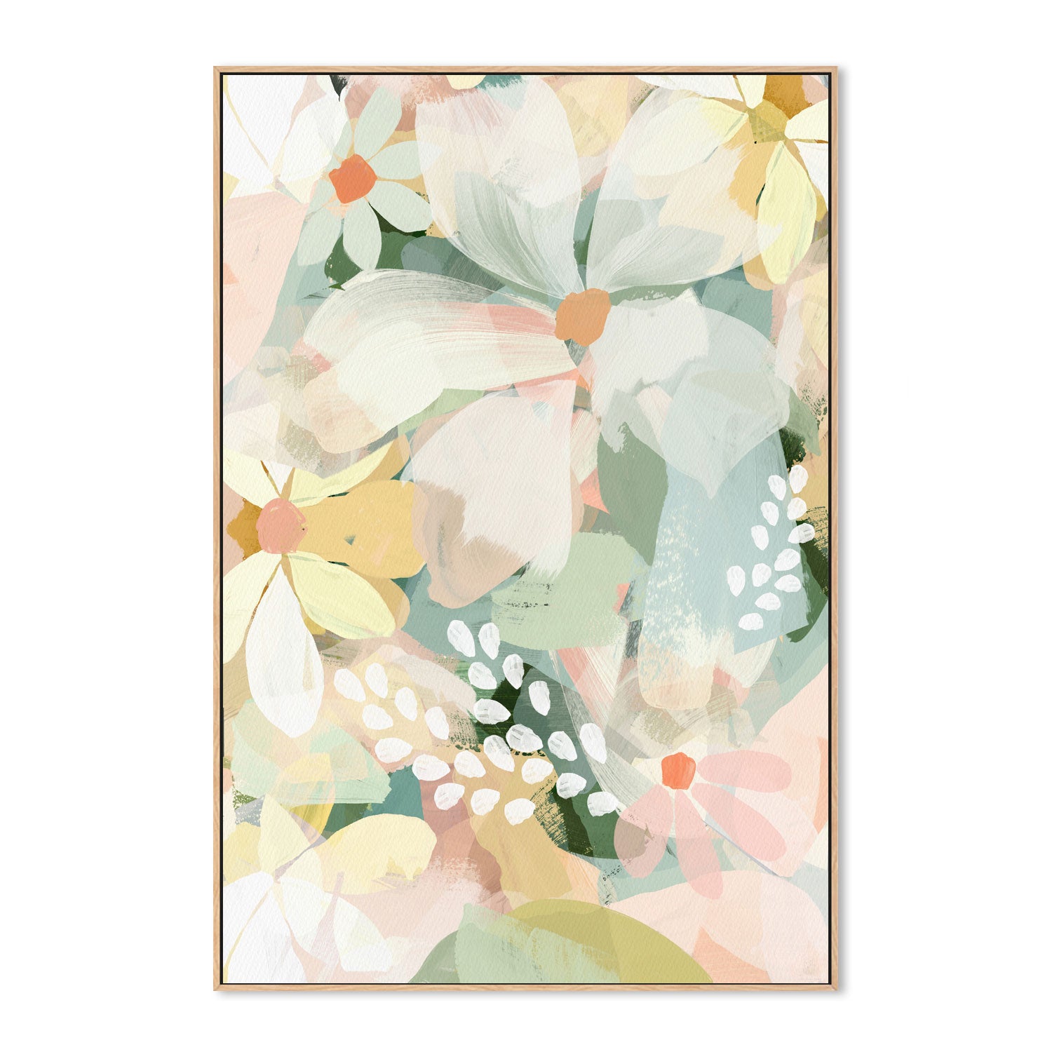 wall-art-print-canvas-poster-framed-Happy Bunch , By Leah Straatsma-4