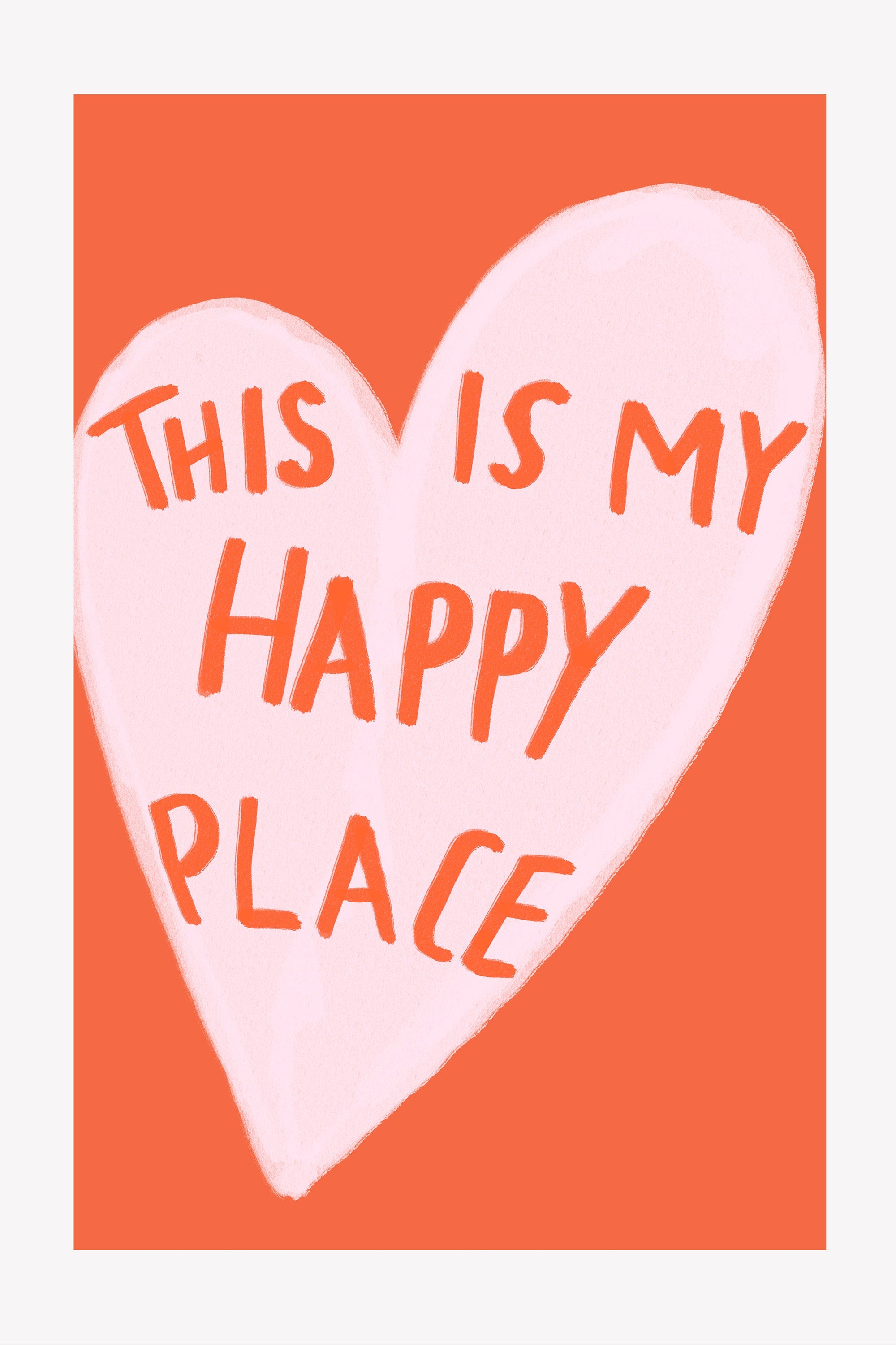 wall-art-print-canvas-poster-framed-Happy Heart Message-1