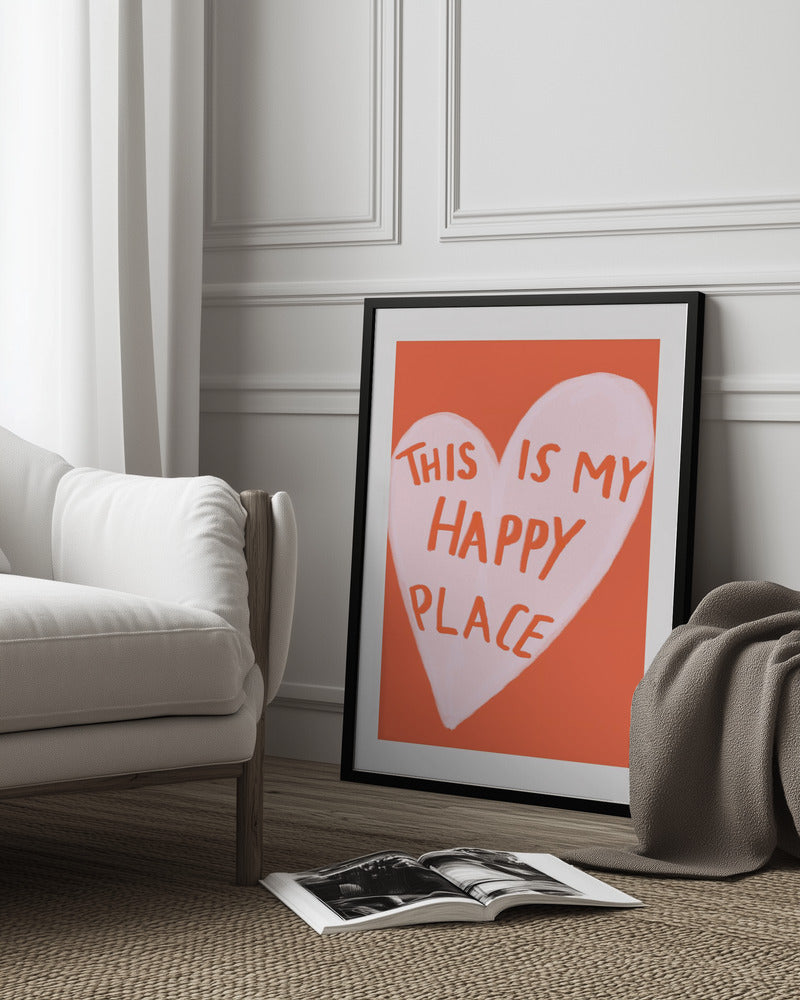 wall-art-print-canvas-poster-framed-Happy Heart Message-10