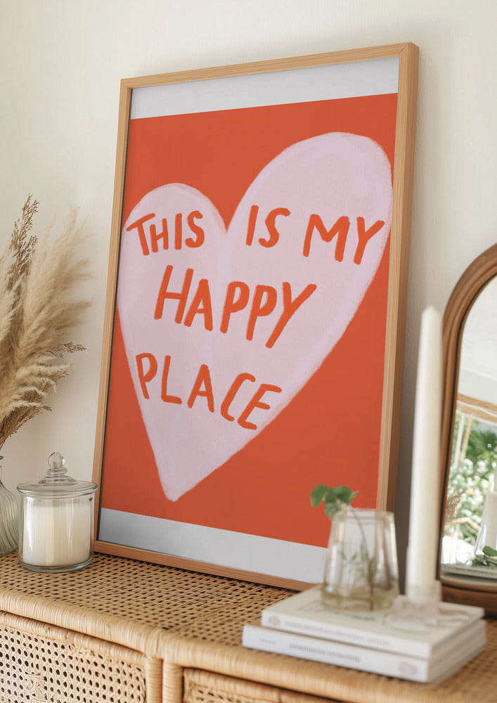 wall-art-print-canvas-poster-framed-Happy Heart Message-11