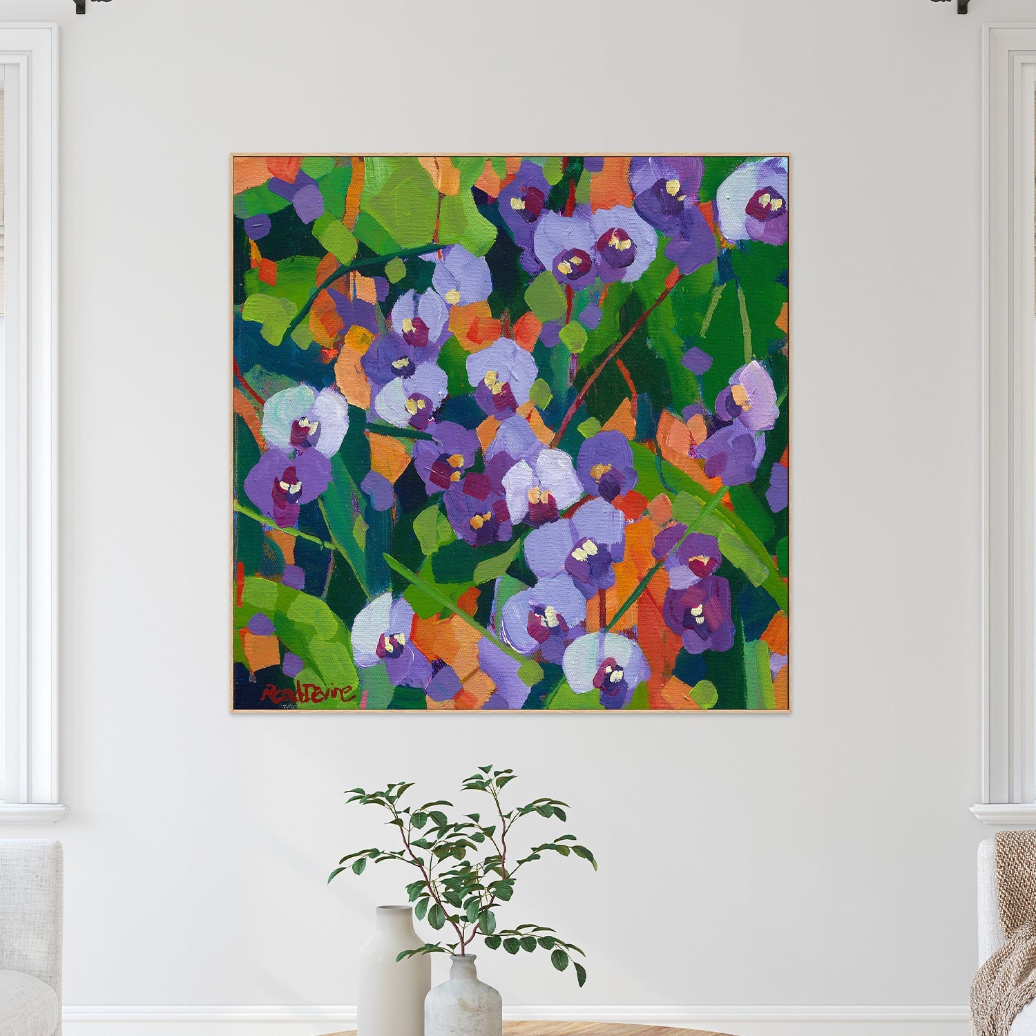 wall-art-print-canvas-poster-framed-Hardenbergia-2