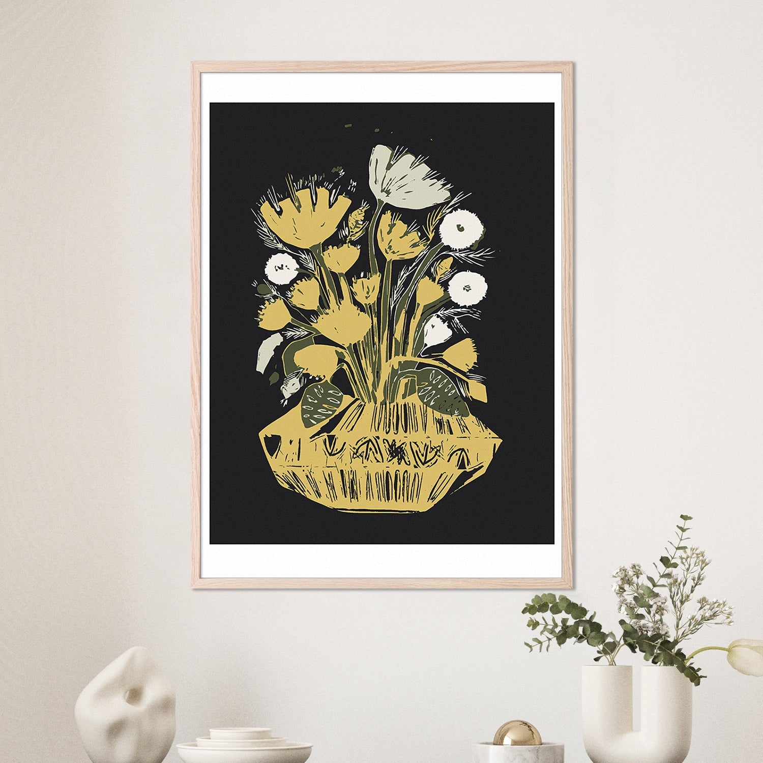 wall-art-print-canvas-poster-framed-Harvest Bouquet-2