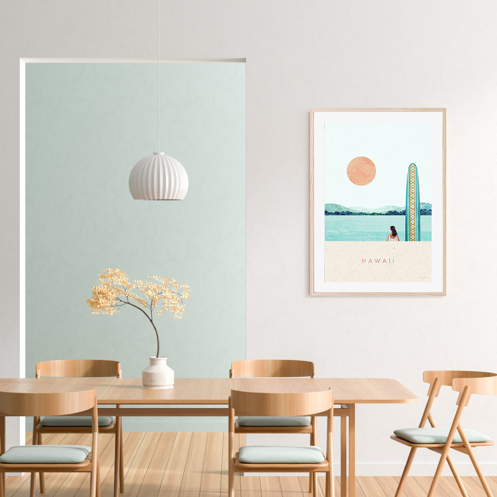 wall-art-print-canvas-poster-framed-Hawaii Surf , By Henry Rivers-GIOIA-WALL-ART