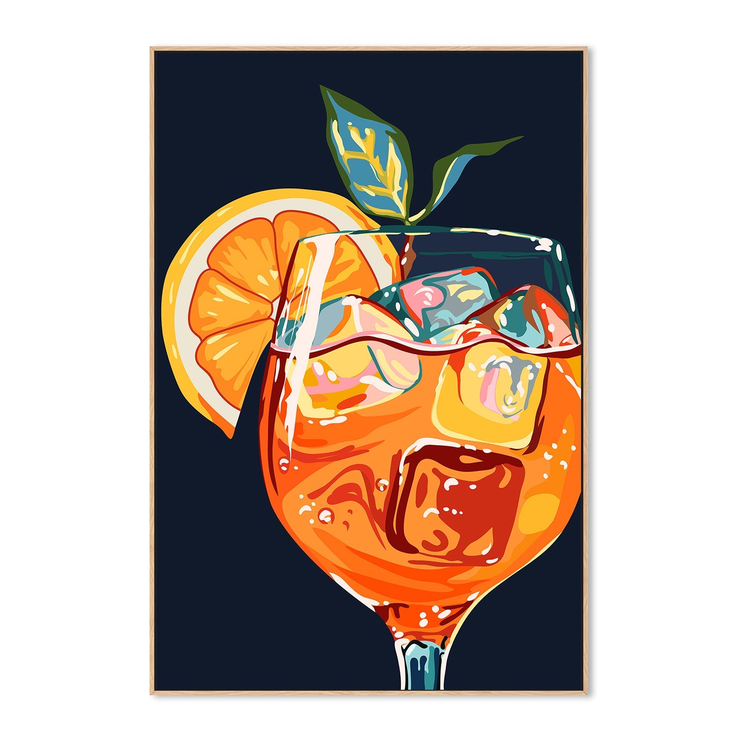 wall-art-print-canvas-poster-framed-Hawaiian Cocktail-4