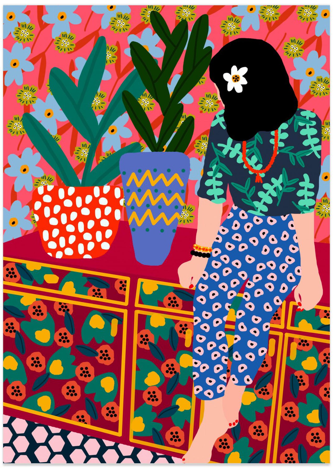 Hawaiian Girl , By Rafaela Mascaro