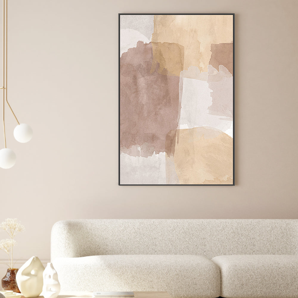 wall-art-print-canvas-poster-framed-Hazelnut Hues, Style A , By Caroline Cerrato-2