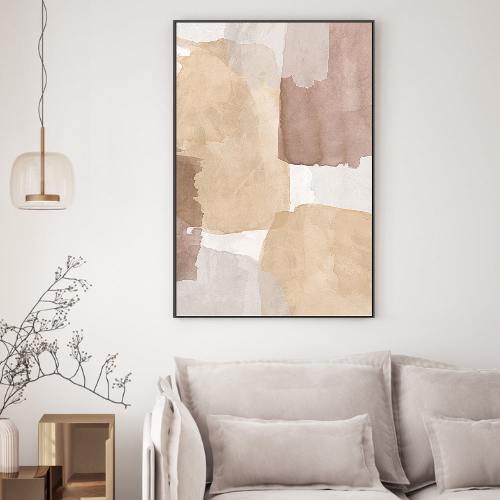 wall-art-print-canvas-poster-framed-Hazelnut Hues, Style B , By Caroline Cerrato-2