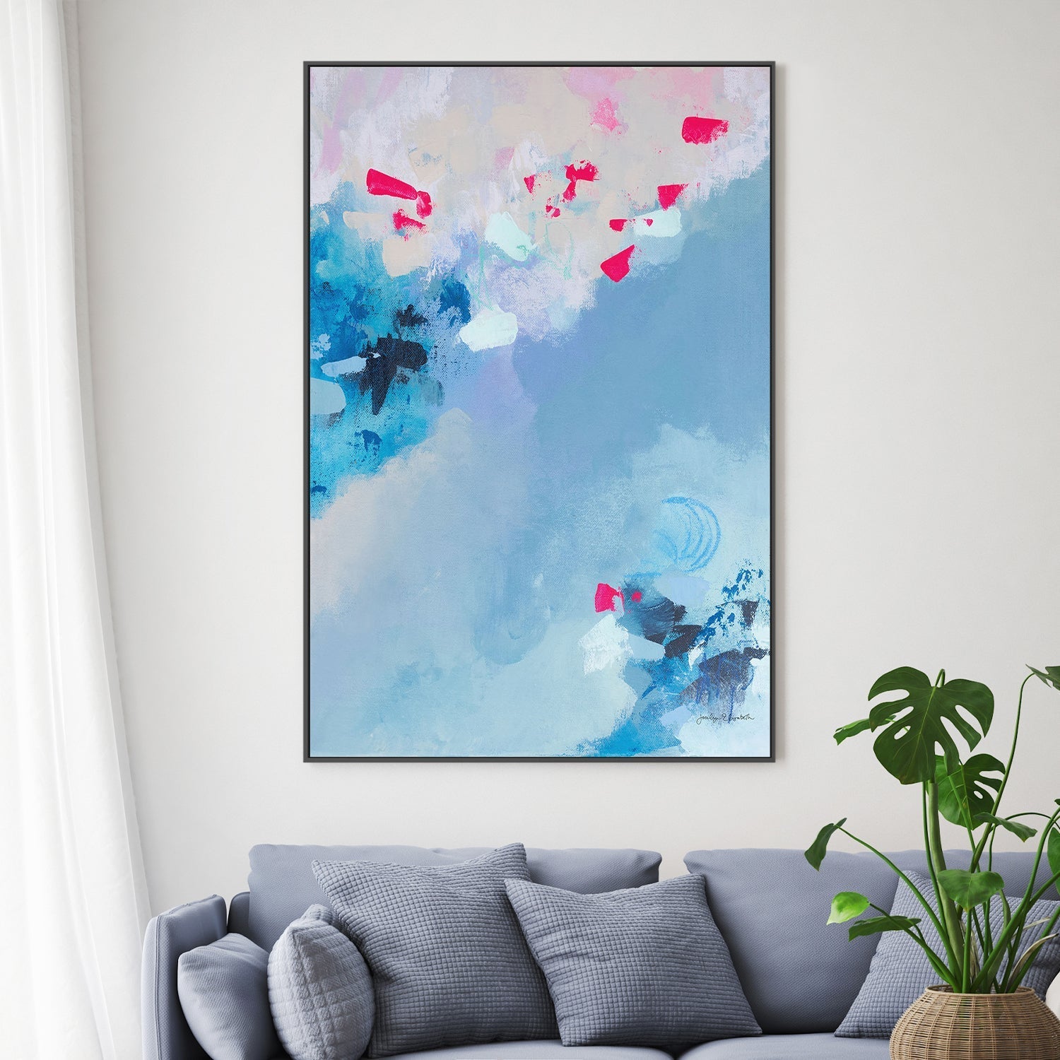 wall-art-print-canvas-poster-framed-Head in the Clouds, Style A , By Jocelyn Elizabeth-2