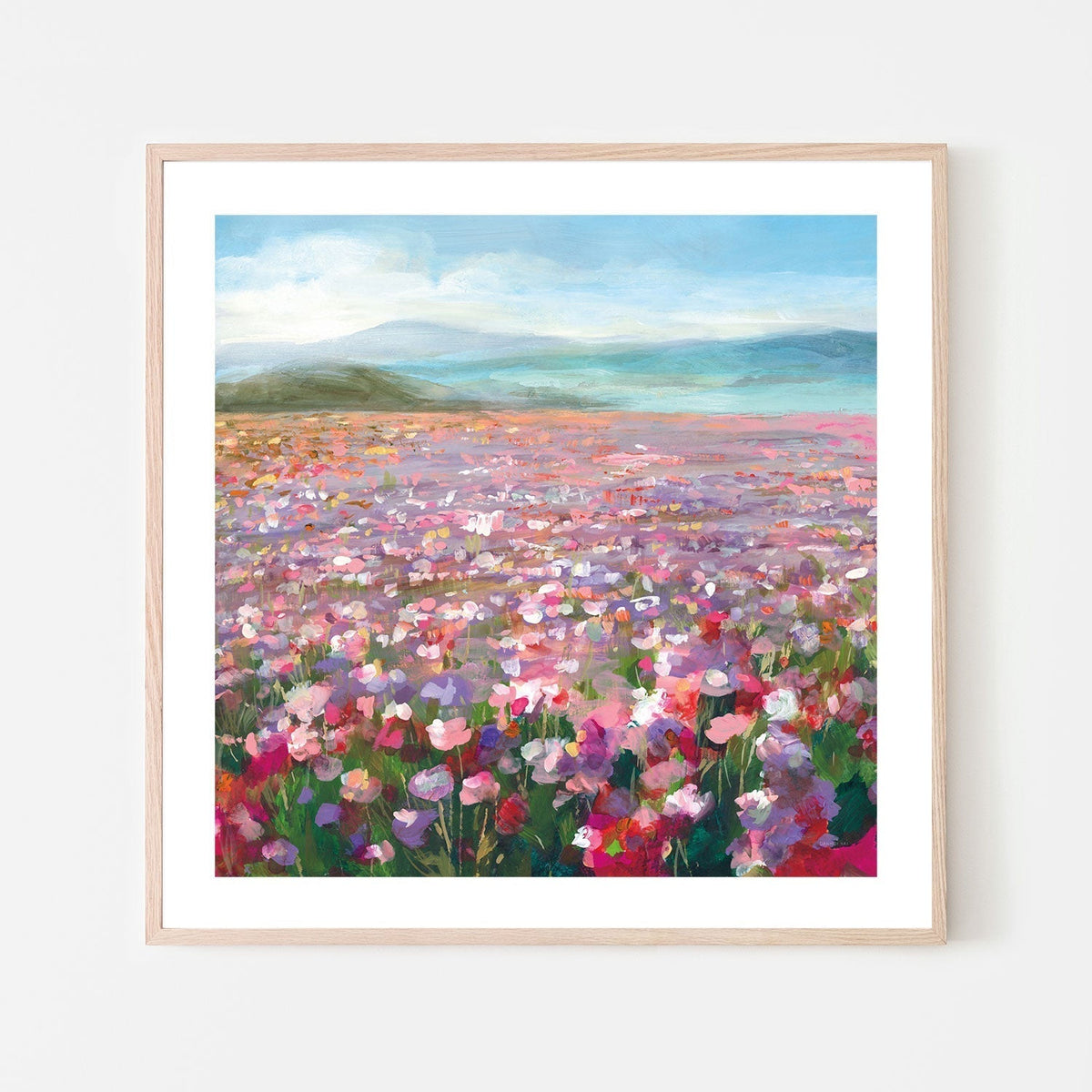 wall-art-print-canvas-poster-framed-Headland Wildflowers-by-Danhui Nai-Gioia Wall Art