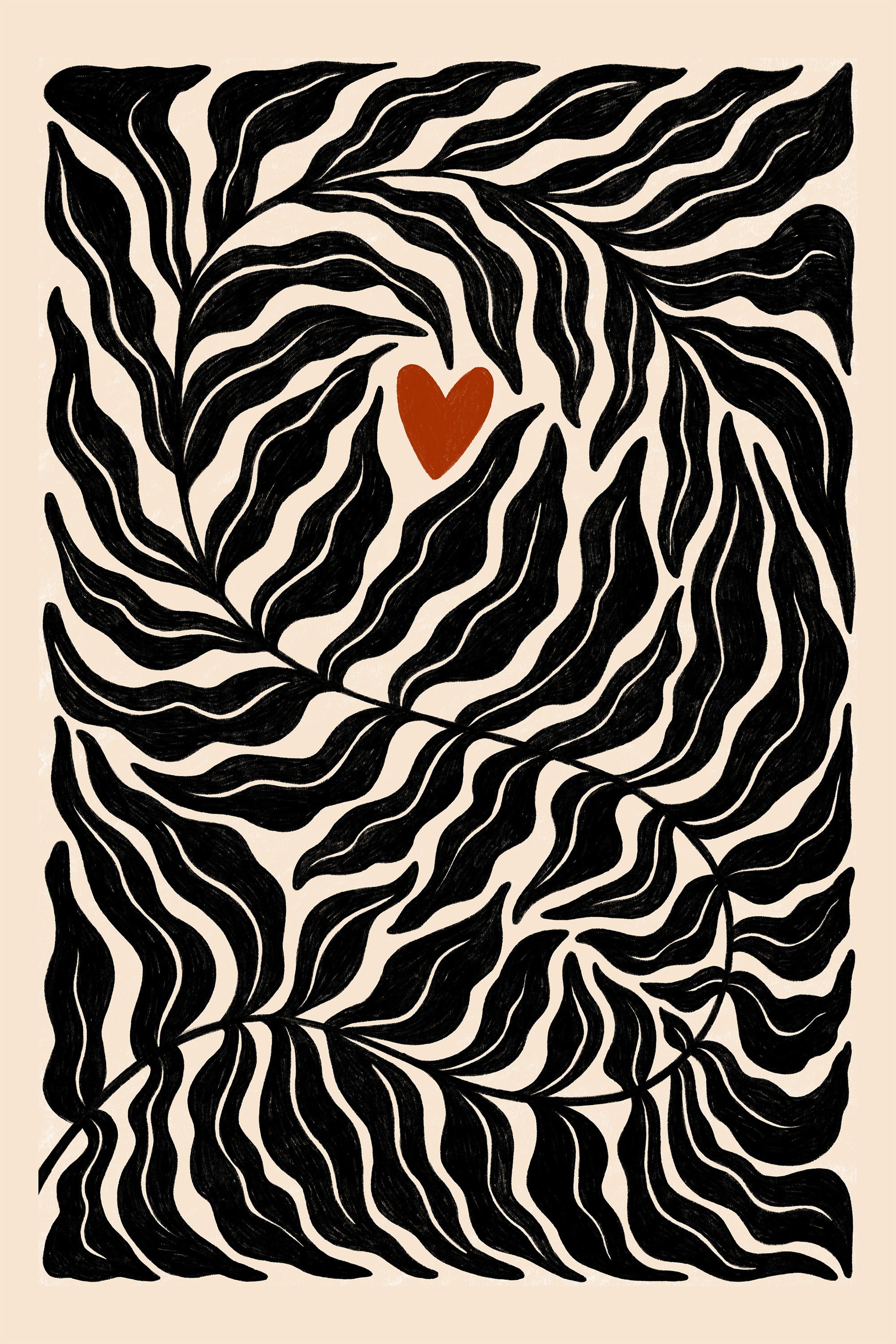 wall-art-print-canvas-poster-framed-Heart-1