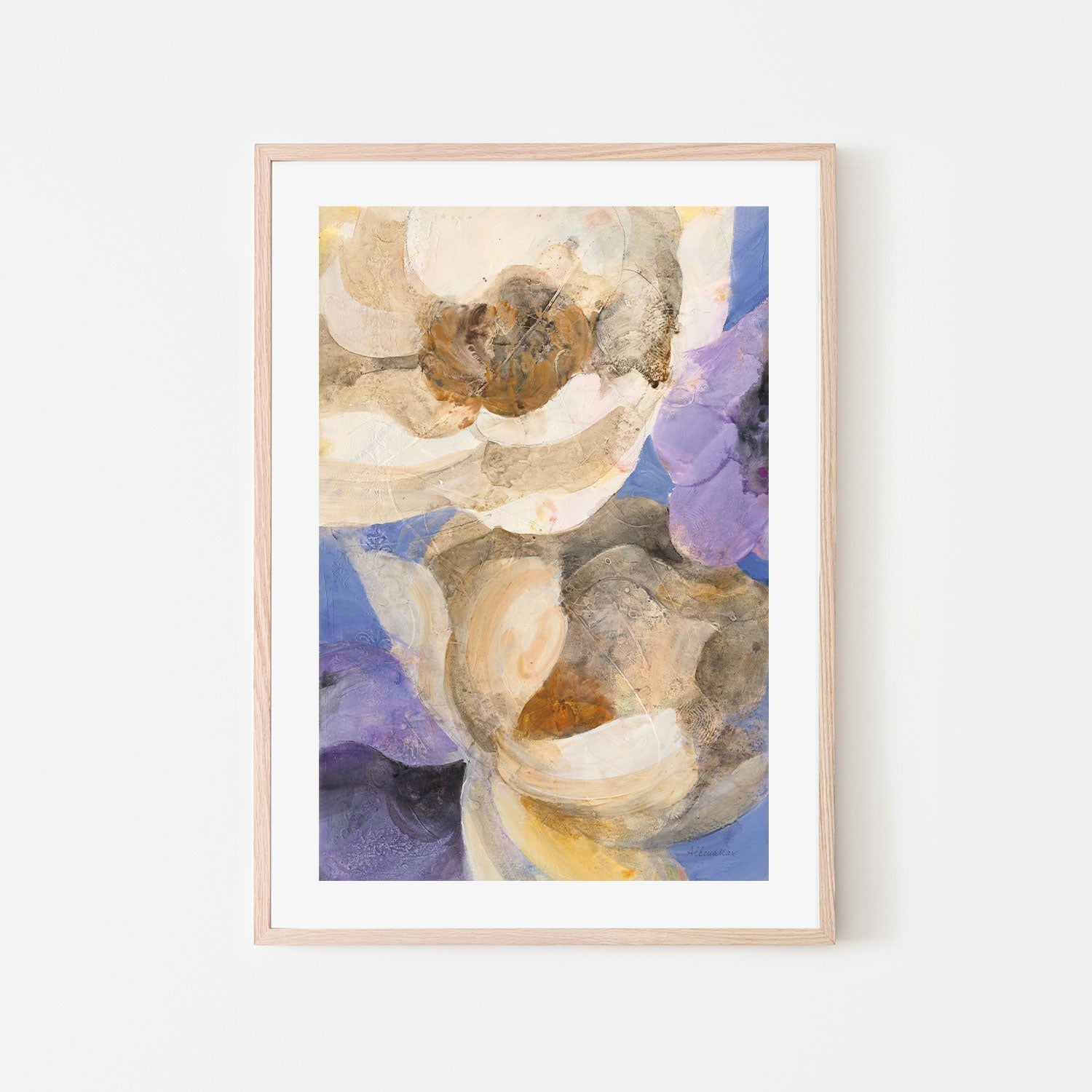wall-art-print-canvas-poster-framed-Heather, Style A , By Albena Hristova-GIOIA-WALL-ART