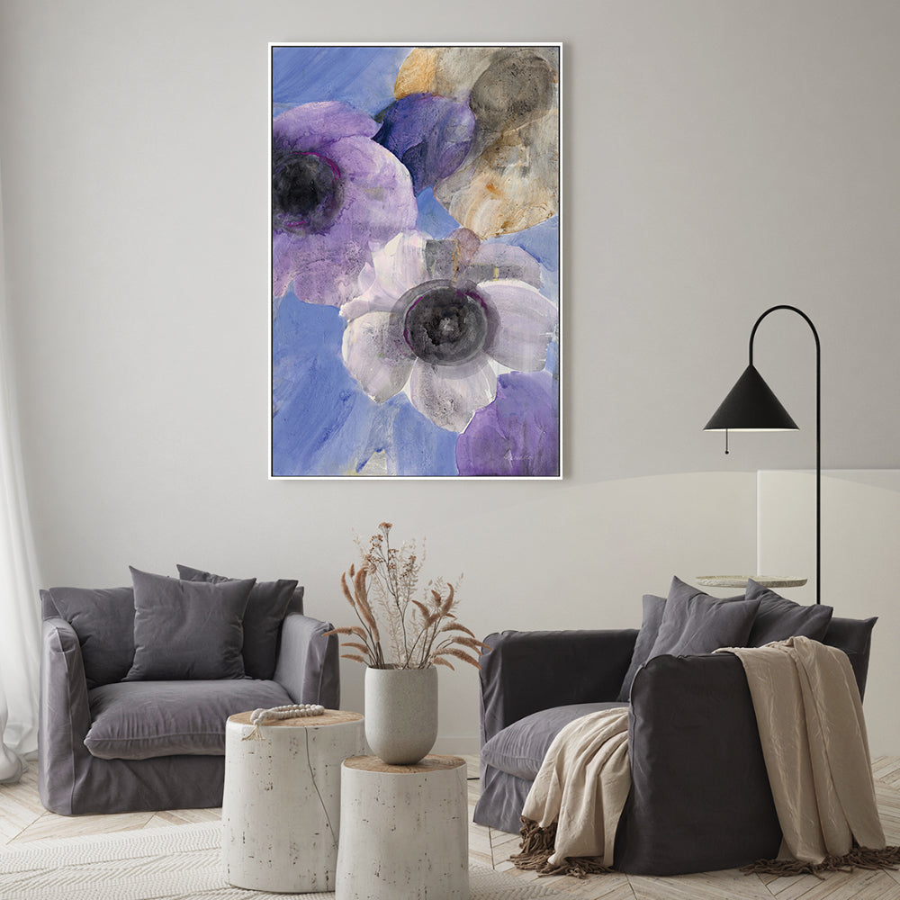 wall-art-print-canvas-poster-framed-Heather, Style B , By Albena Hristova-GIOIA-WALL-ART