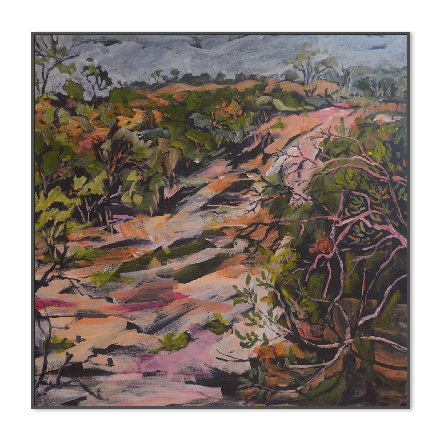 wall-art-print-canvas-poster-framed-Heathland , By Christine Read-3