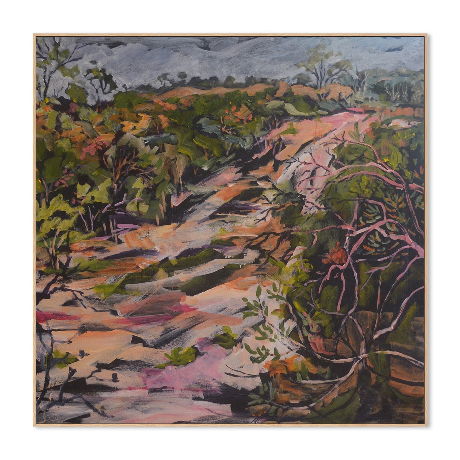 wall-art-print-canvas-poster-framed-Heathland , By Christine Read-4