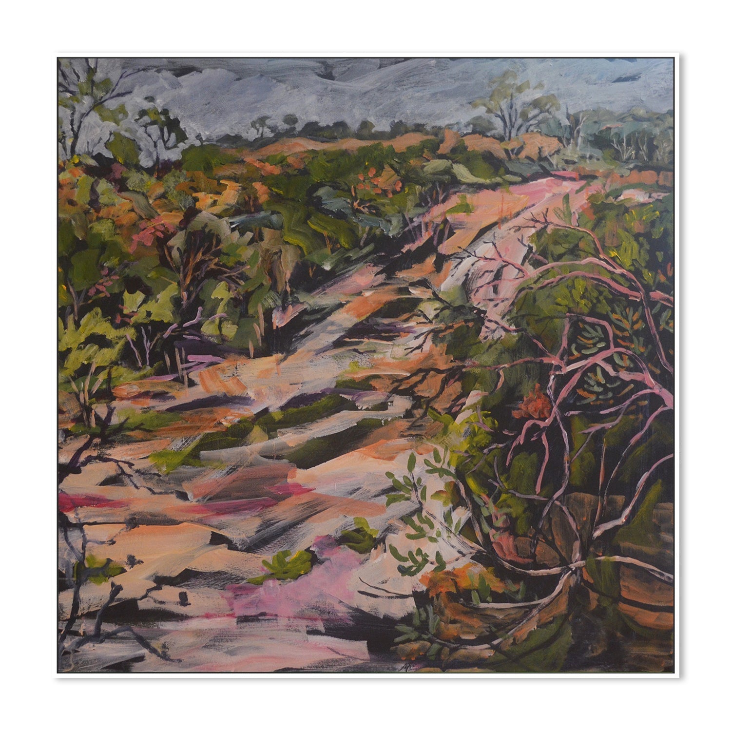 wall-art-print-canvas-poster-framed-Heathland , By Christine Read-5