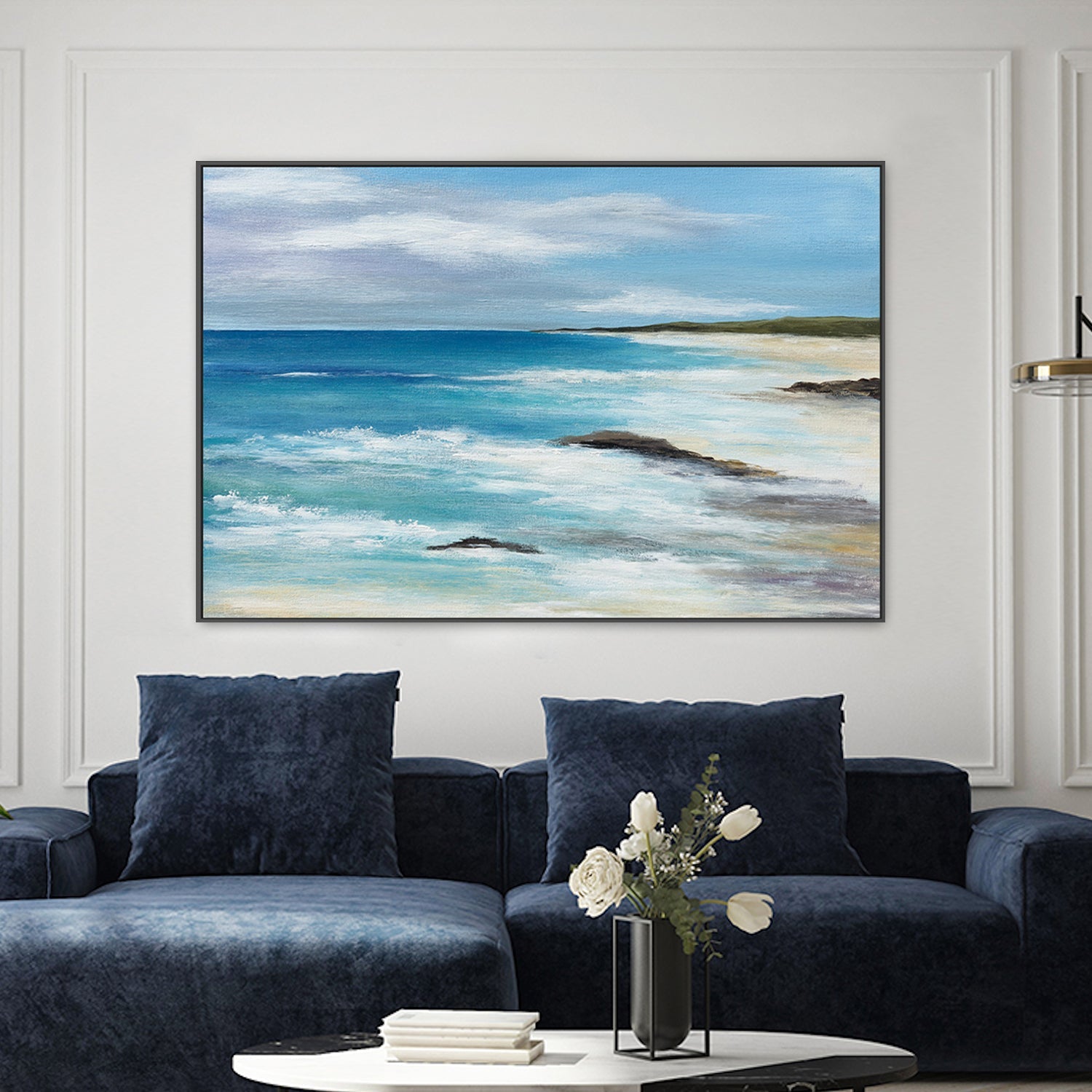 wall-art-print-canvas-poster-framed-Held by the Blue-2