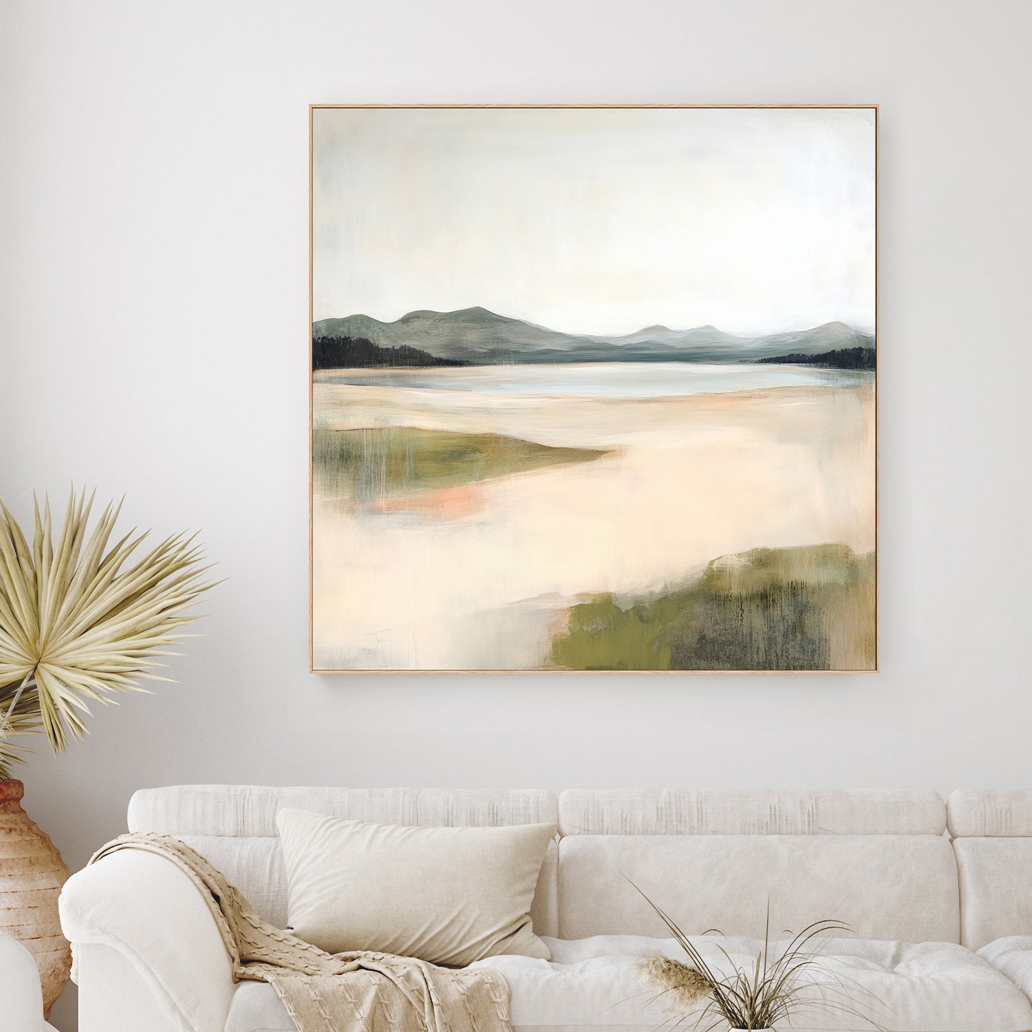 wall-art-print-canvas-poster-framed-High Mountain Lake , By Raymond Powers-2