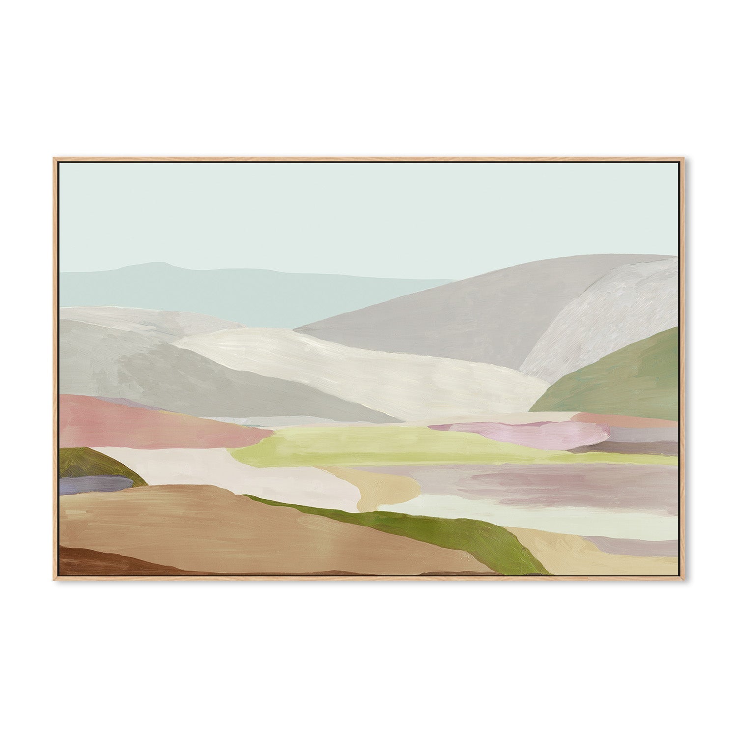 wall-art-print-canvas-poster-framed-Hills Of Light , By Tom Reeves-4